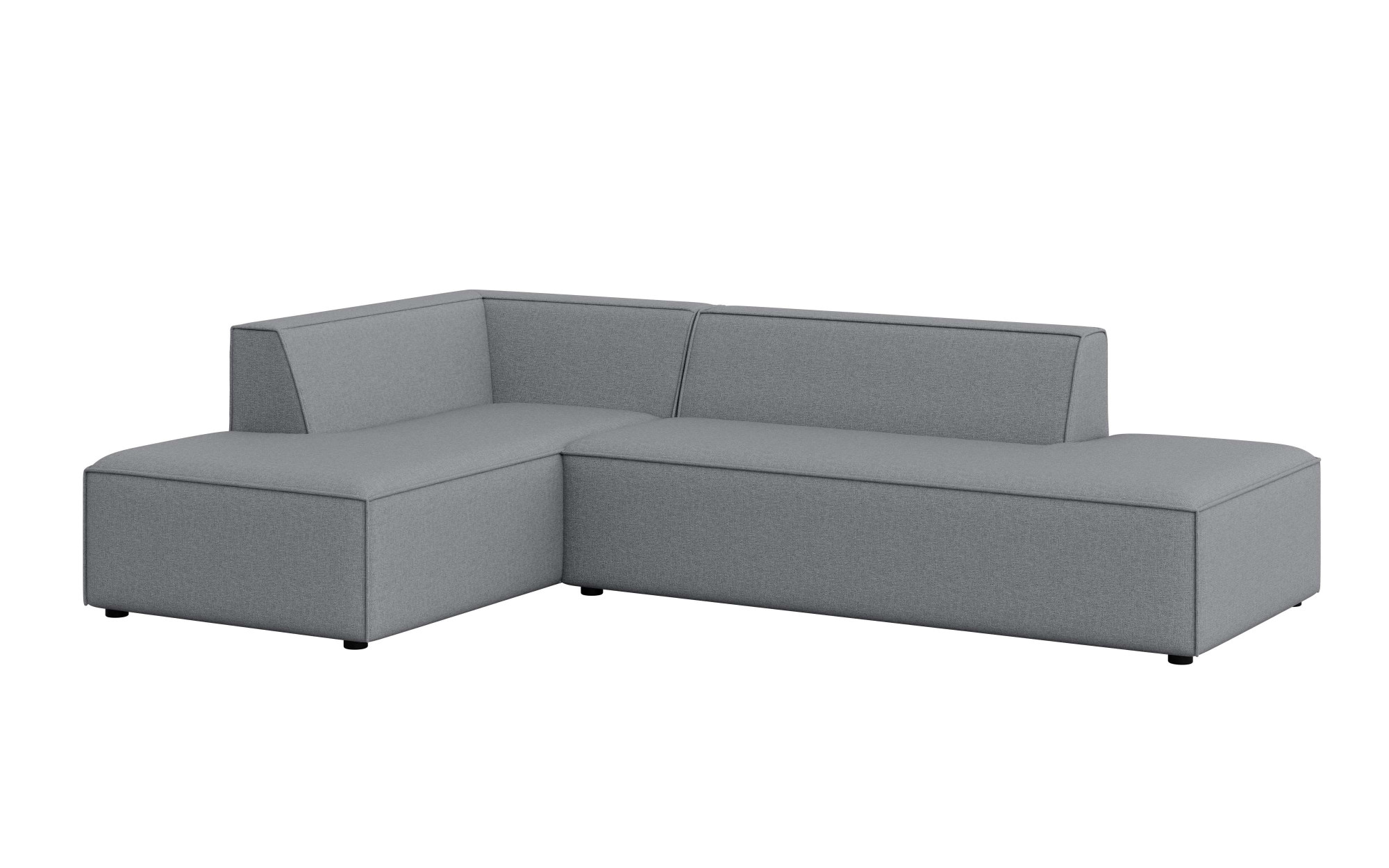 INOSIGN Ecksofa »Ecksofa Cavan mit Ottomane links oder rechts bestellbar«, L-Form mit Wellenunterfederung, Maße B/T/H: 270/180/72 cm