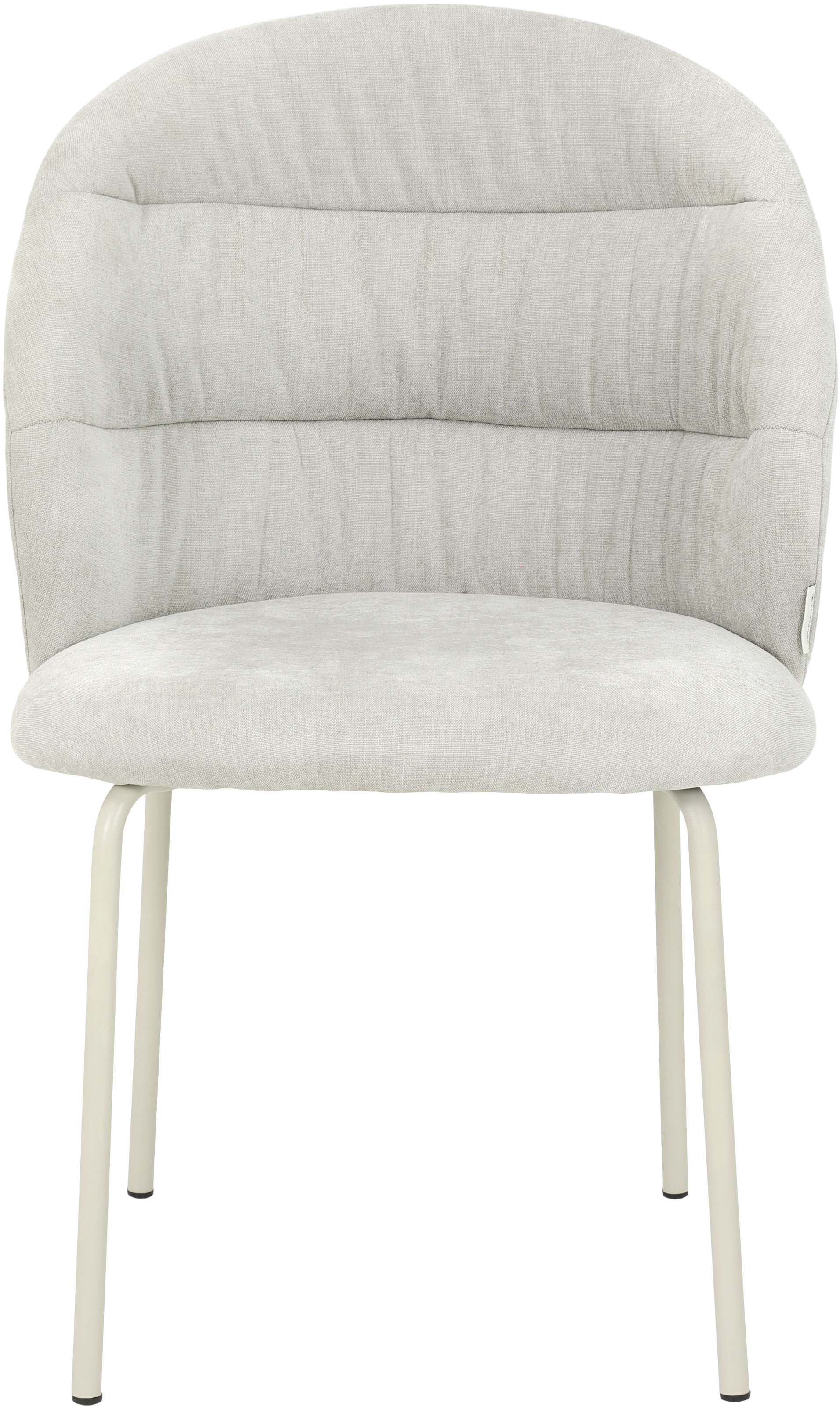 Thumbnail - TOM TAILOR HOME 4-Fußstuhl "LEAF CHAIR" (Set) 2 Stk. Chenille 4-Fußgestell, Raffung in der Rückenlehne