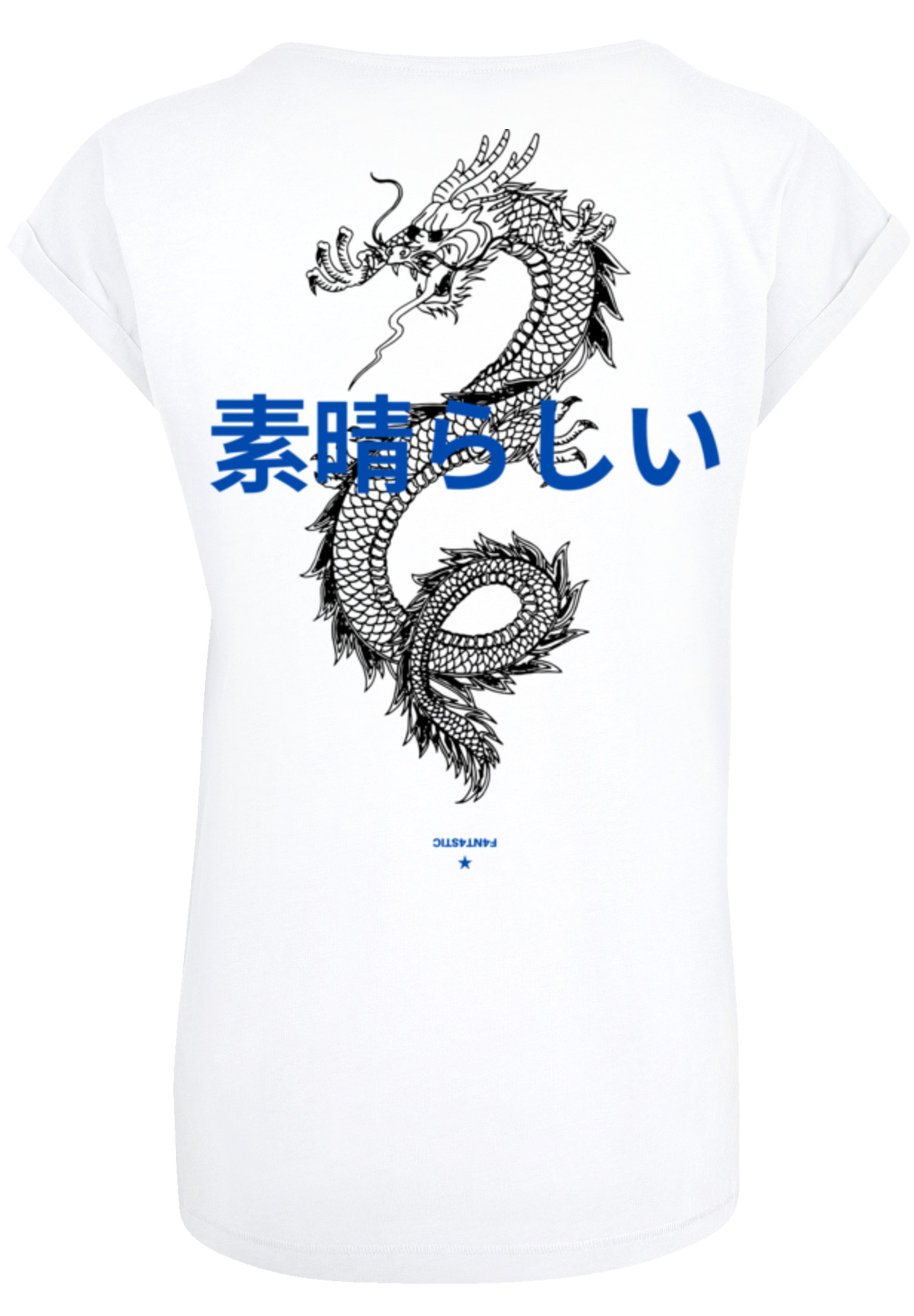 F4NT4STIC T-Shirt "PLUS SIZE Dragon Drache Japan", Print