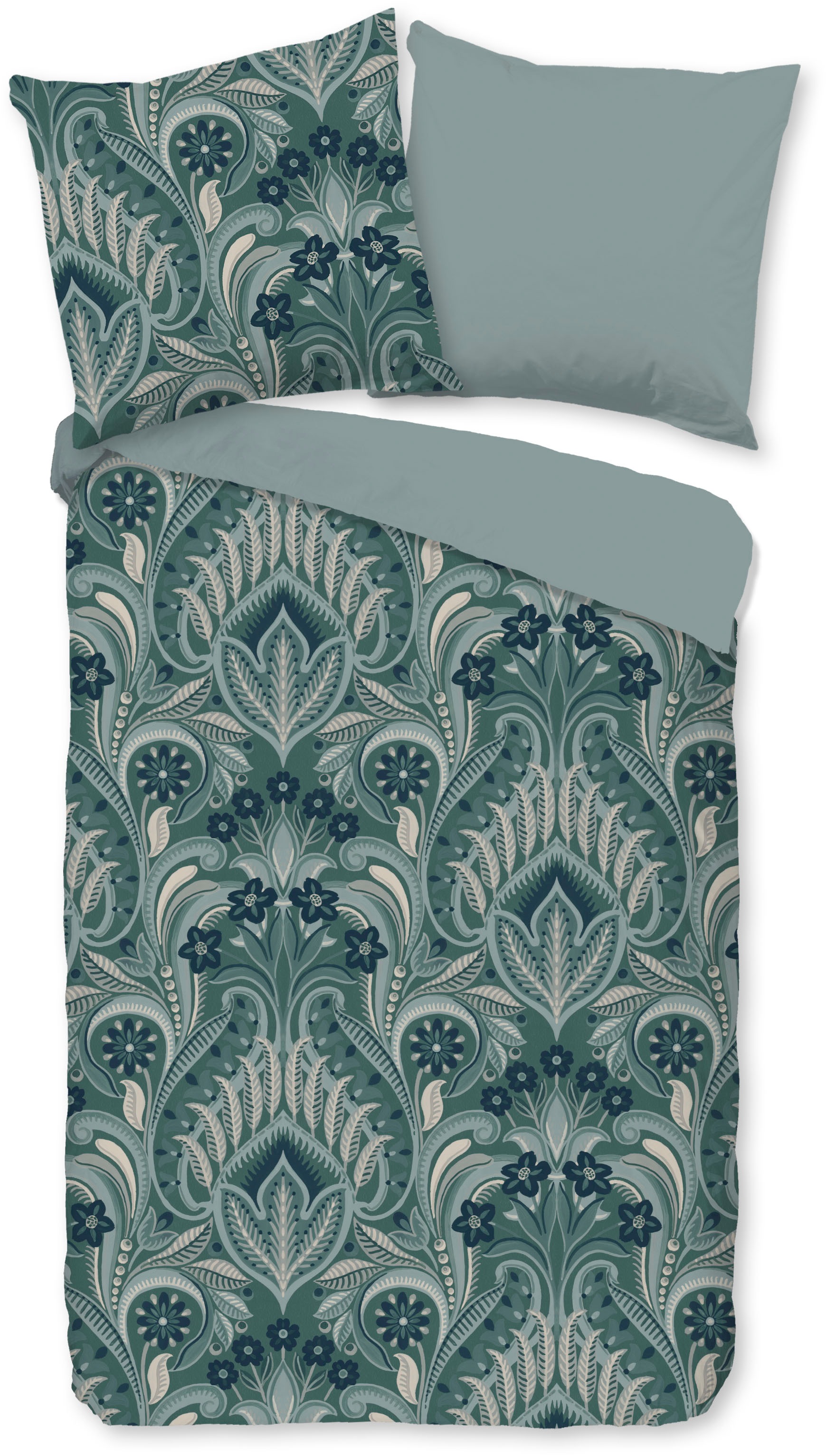 good morning Wendebettwäsche "Nolamu" 3 Stk. tlg. 100% Baumwolle, Renforcé, günstig online kaufen