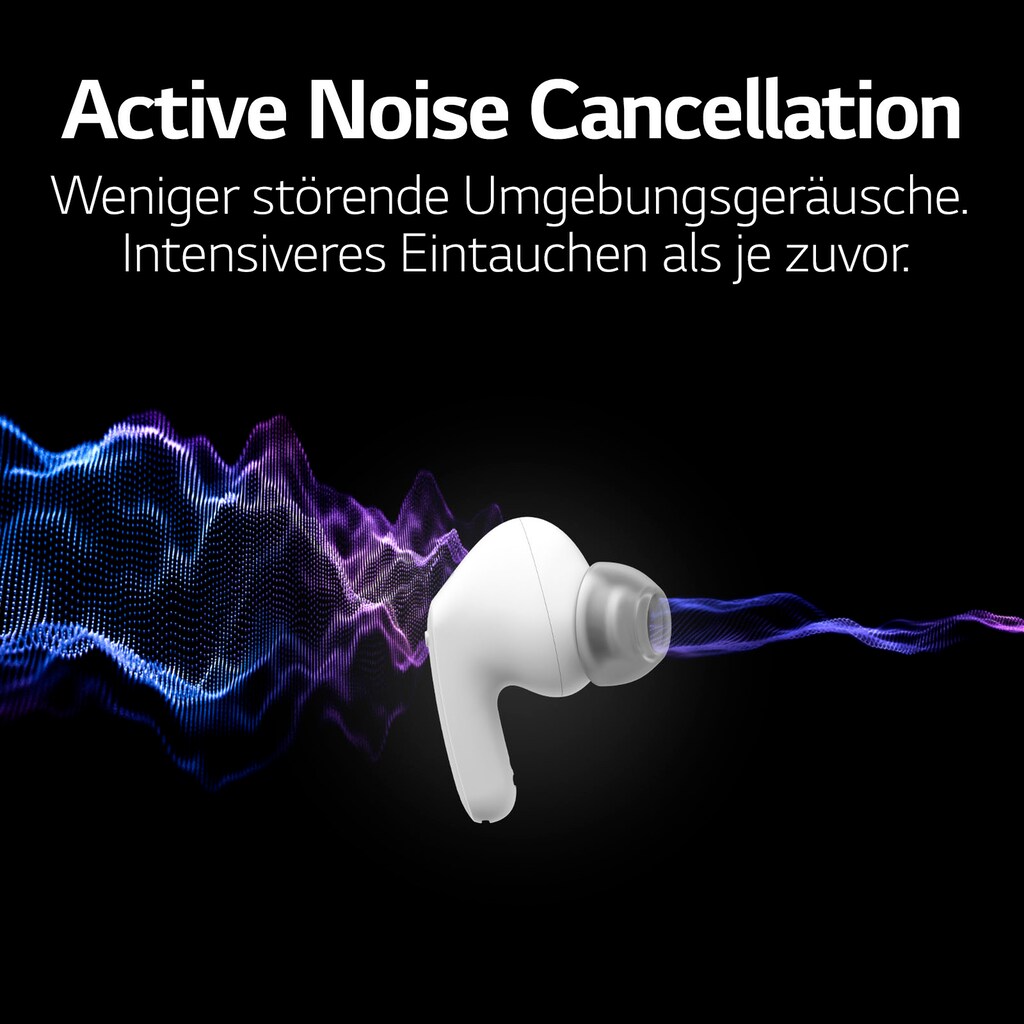 LG In-Ear-Kopfhörer »TONE Free DFP8«, Bluetooth, Active Noise Cancelling (ANC)-True Wireless