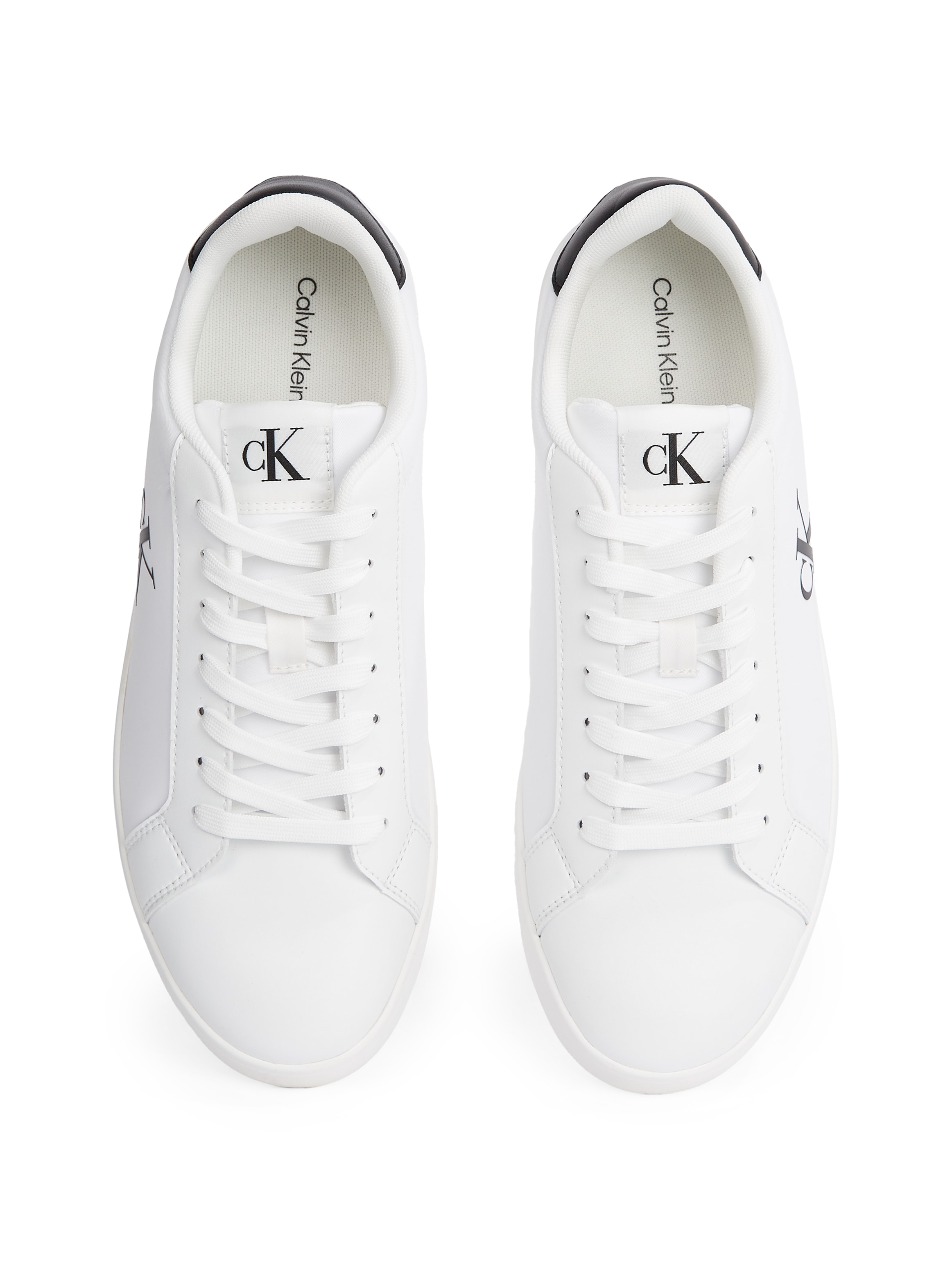 Calvin Klein Jeans Plateausneaker »3 CUPSOLE PU«, Freizeitschuh, Halbschuh, Schnürschuh mit gepolstertem Schaftrand