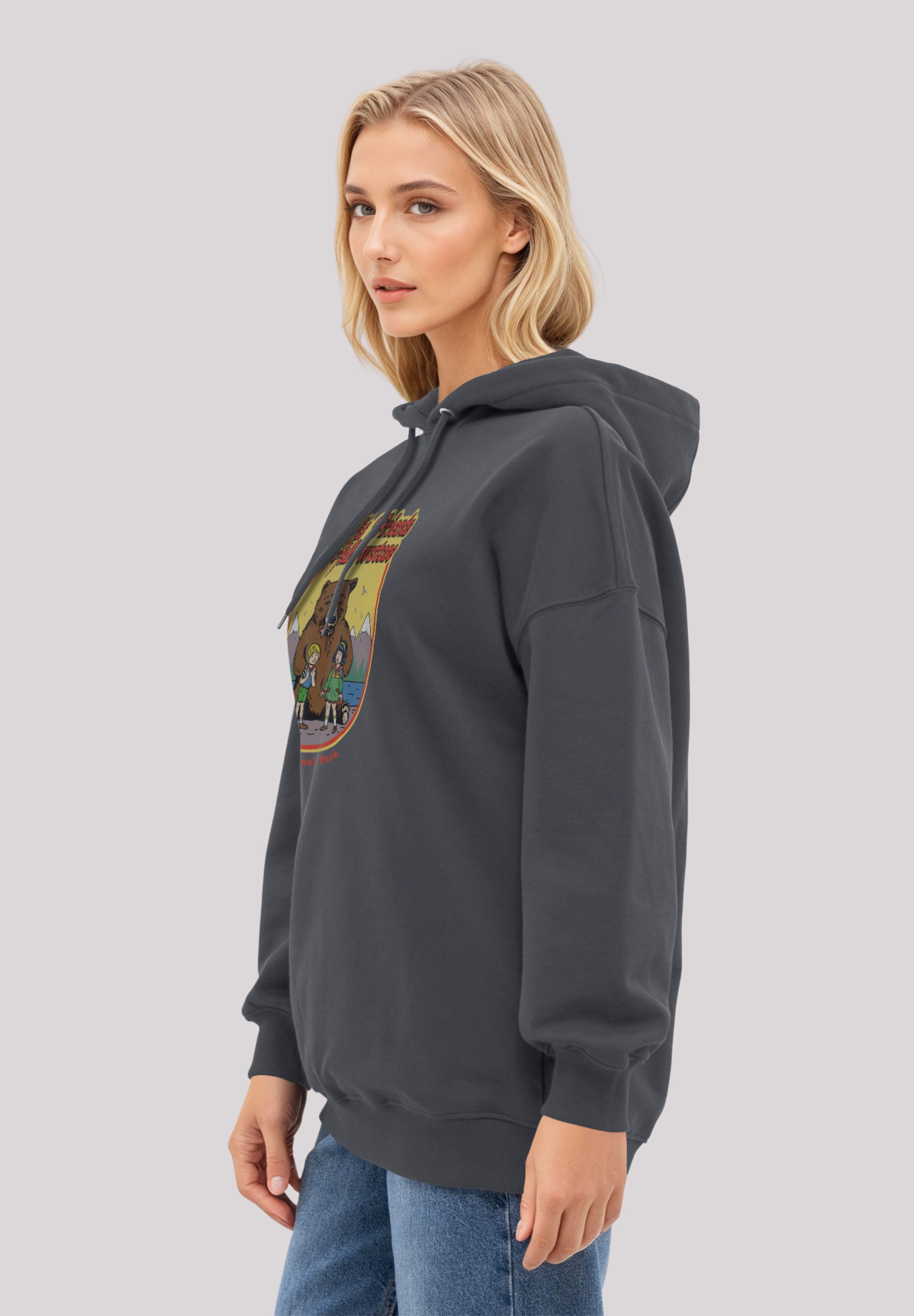 F4NT4STIC Kapuzenpullover »US National Parks Make Friends At Yellowstone« Premium Qualität