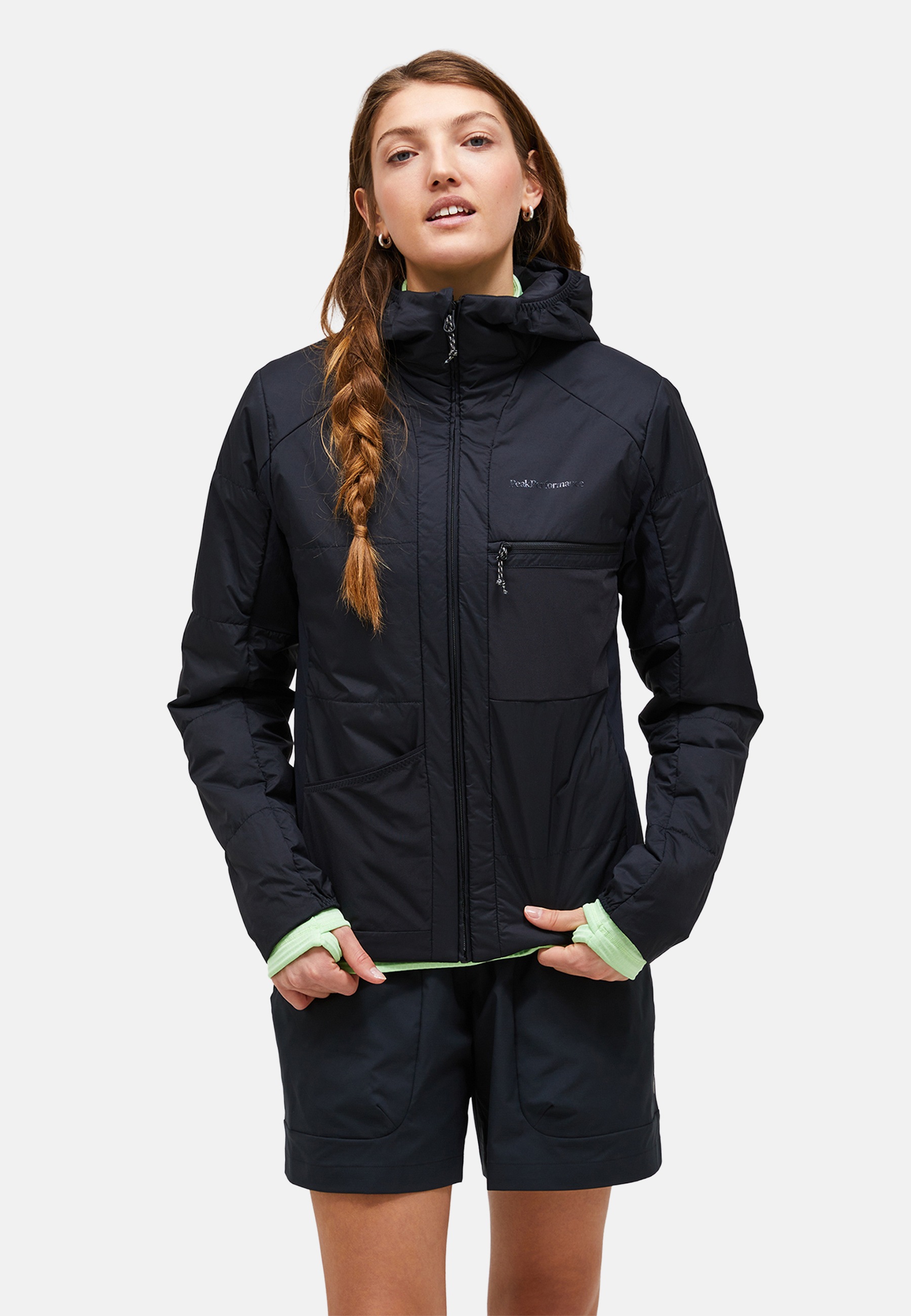 Peak Performance Steppmantel »W Freelight Reversible Insulated Hood Jacket« mit Wendefunktion
