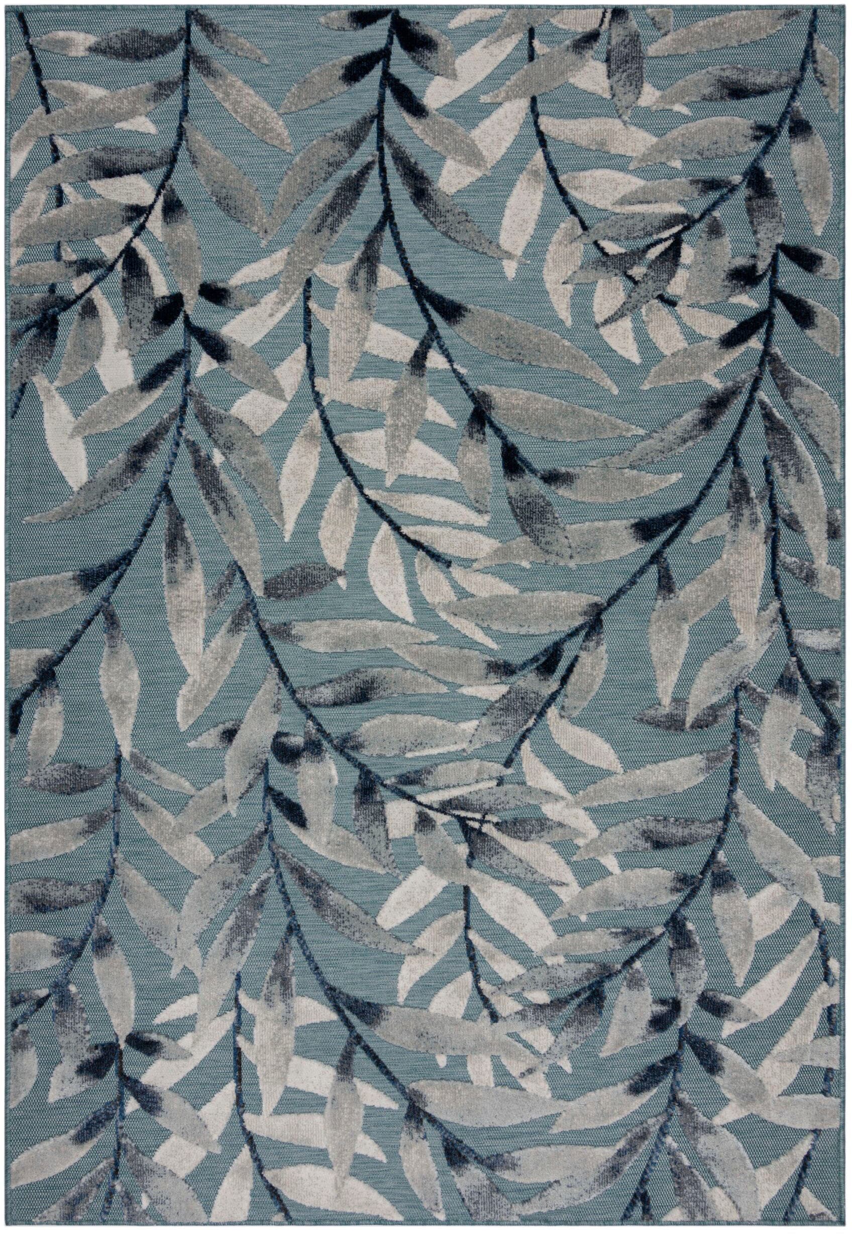 FLAIR RUGS Teppich "Willow" rechteckig 2 Höhe Outdoor geeignet, Hoch-Tief E günstig online kaufen