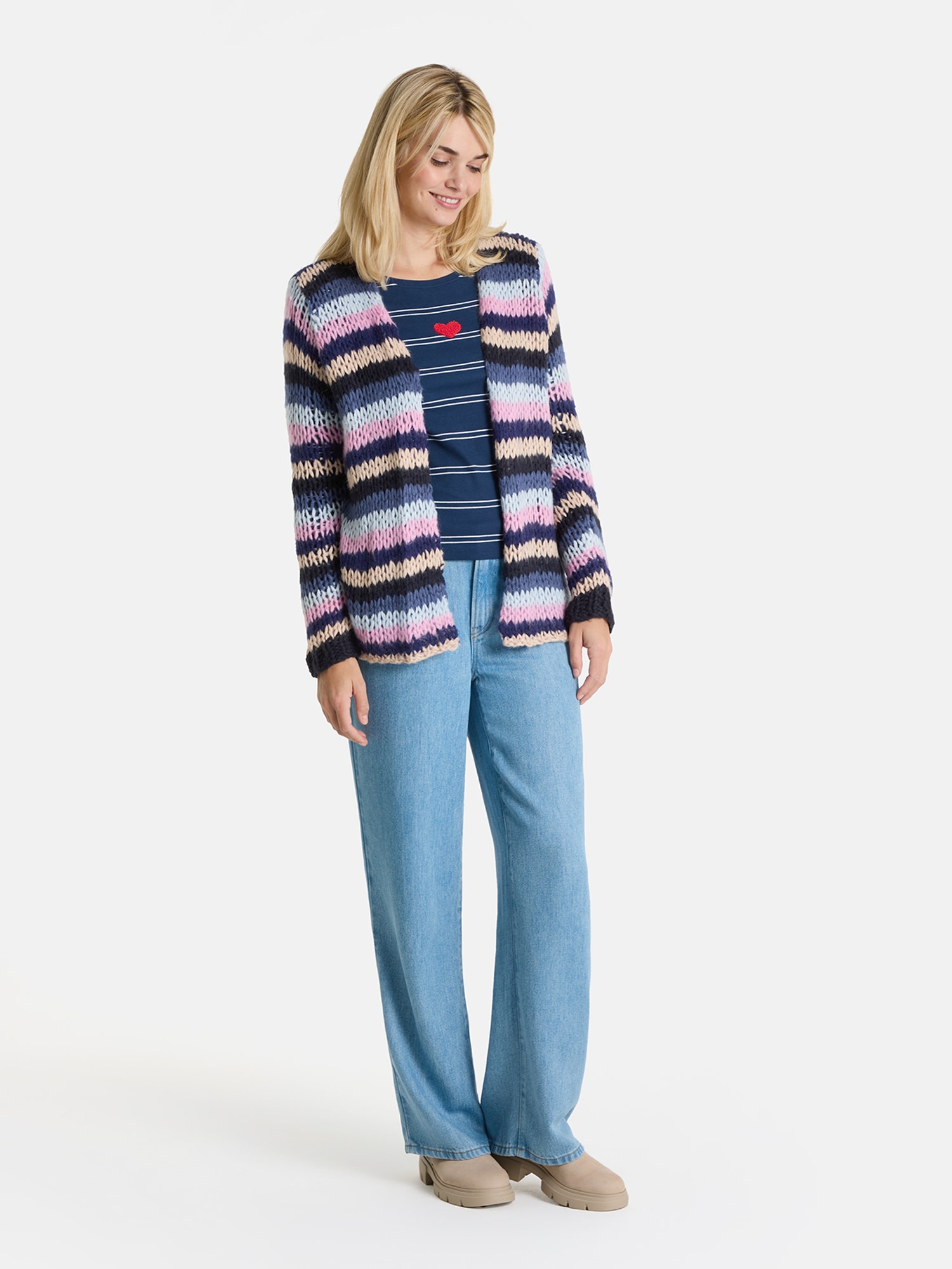 Thumbnail - Lieblingsstück Strickjacke "KatalinaL" mit Woll-Anteil