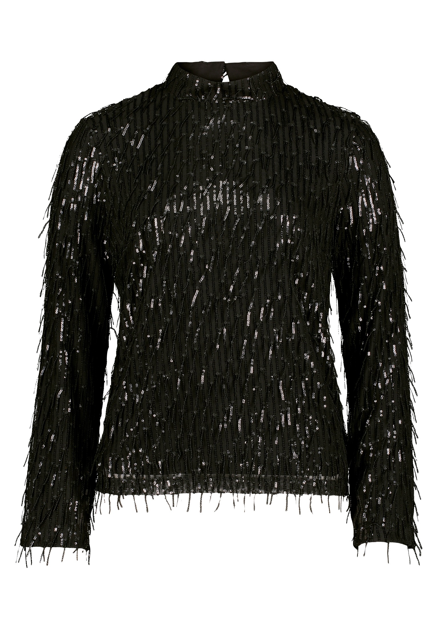 Cartoon Schlupfbluse "Damen mit Pailletten" günstig online kaufen