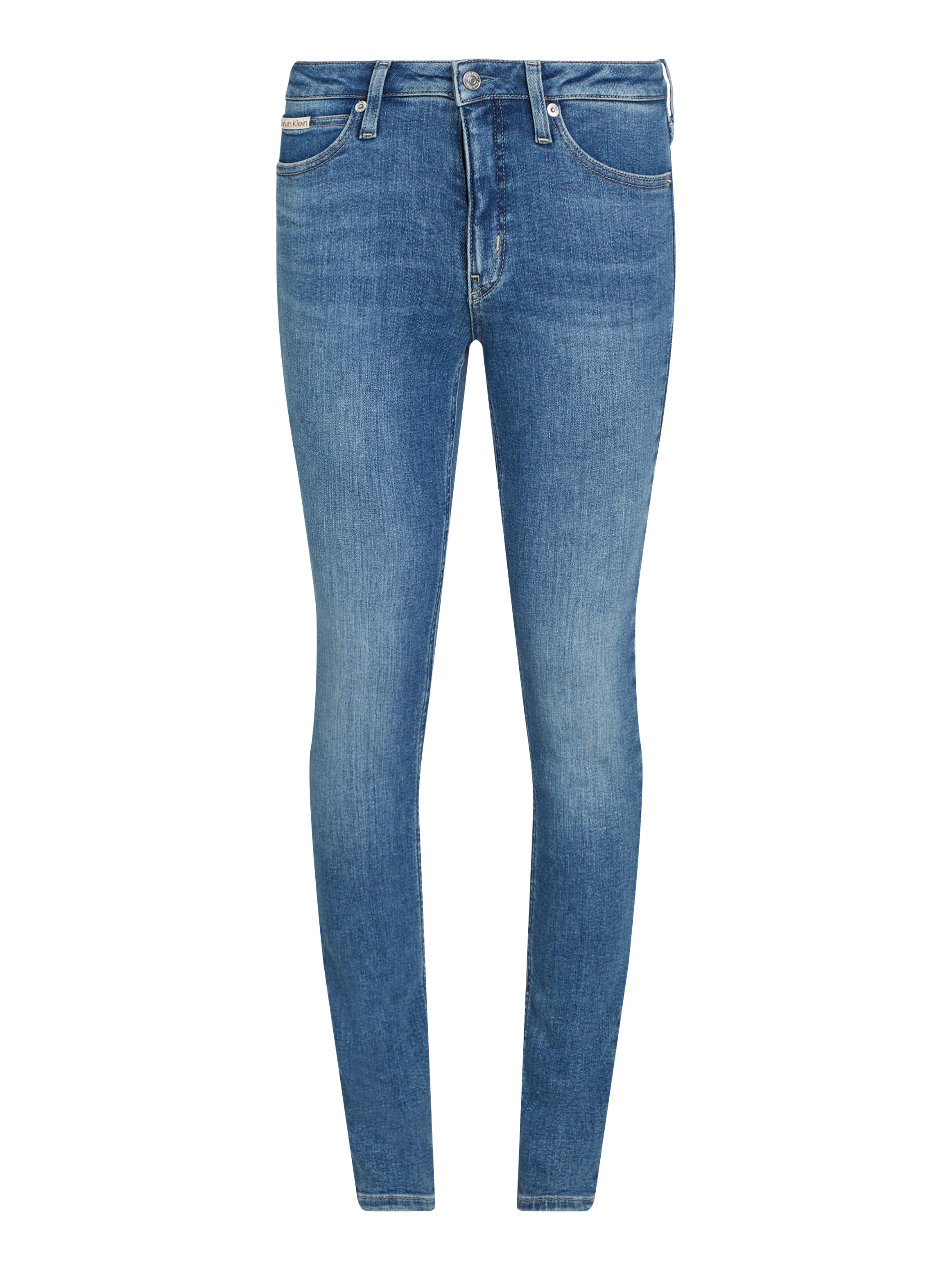 Calvin Klein Jeans Skinny-fit-Jeans »MID RISE SKINNY«, mit stoned wash Optik, mit Coinpocket