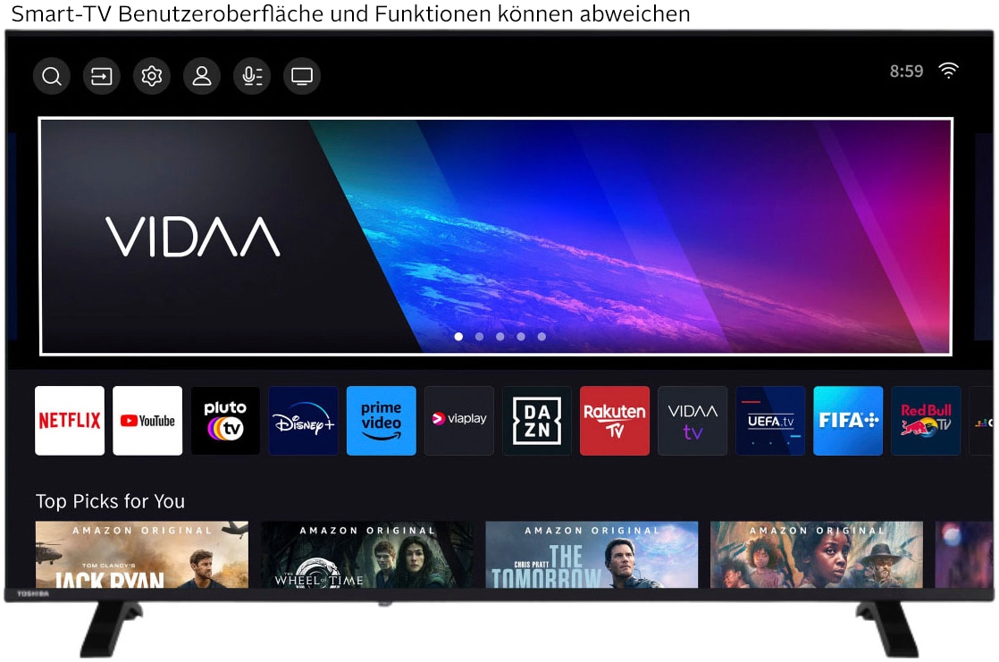 Toshiba DLED-Fernseher »50UV1563DD« 126 cm/50 ″ Smart-TV