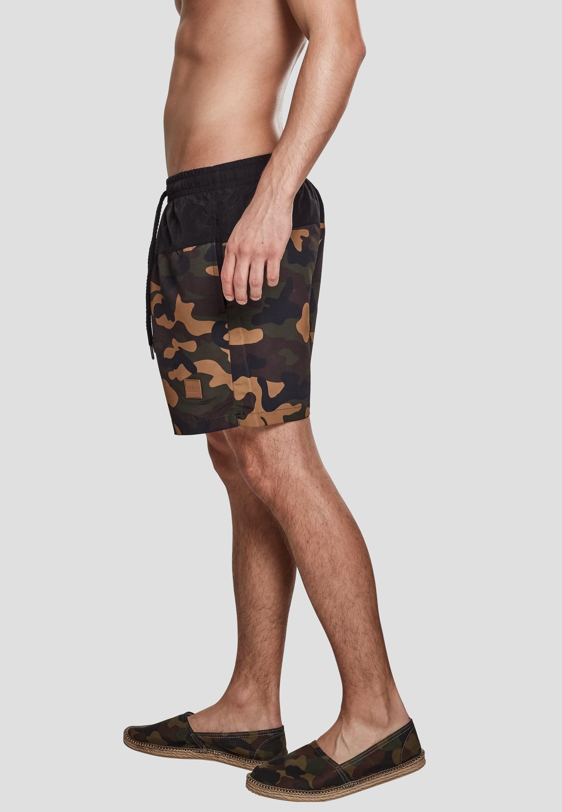 URBAN CLASSICS Badeshorts »Urban Classics Herren Block Swim Shorts«