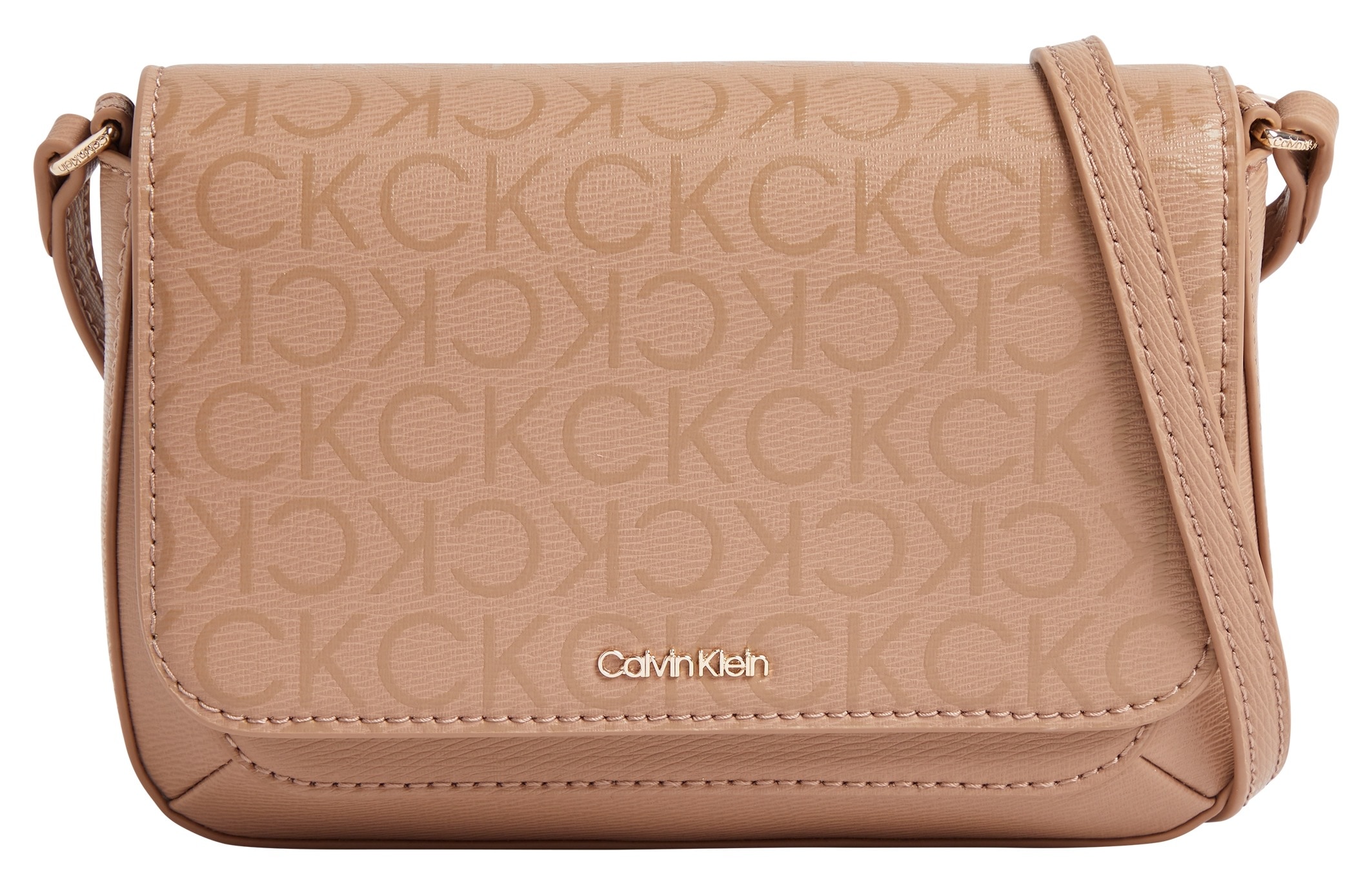 Calvin Klein Umhängetasche »CK MUST CROSSBODY EPI MONO«, mit Logoprint Handtasche Damen Tasche Damen Recycelte Materialien