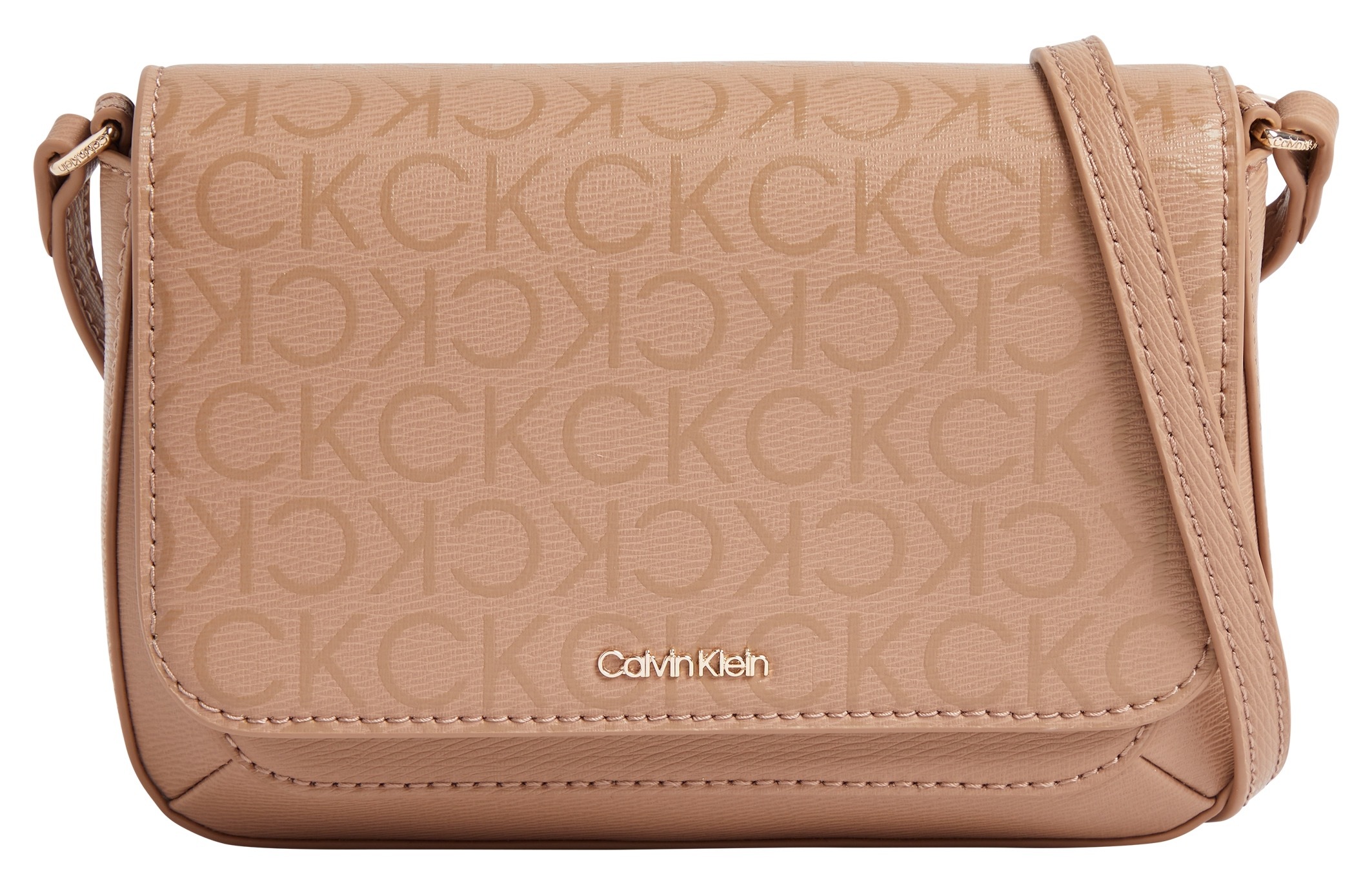 Calvin Klein Umhängetasche "CK MUST CROSSBODY EPI MONO", mit Logoprint Handtasche Damen Tasche Damen Recycelte Materiali