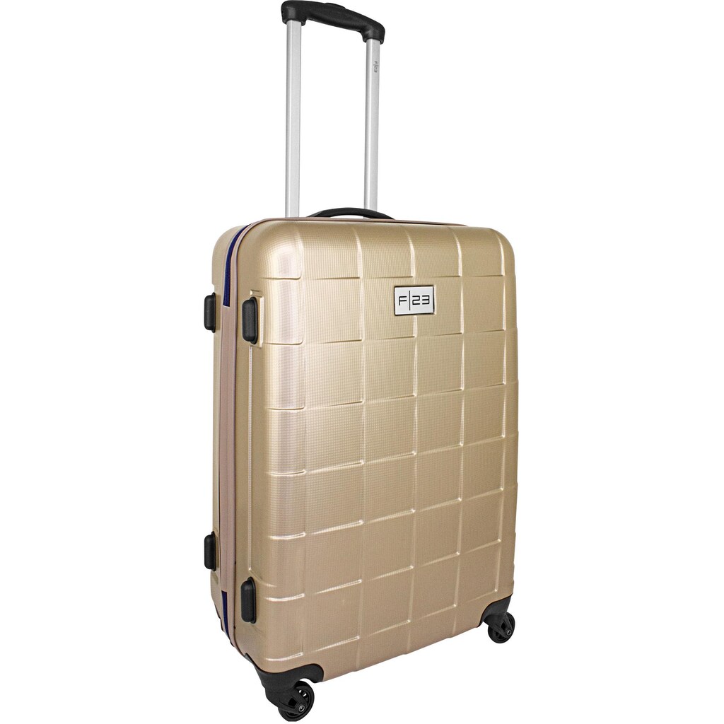 F23™ Hartschalen-Trolley »Wave 3.0, 68 cm, ricegold«, 4 Rollen