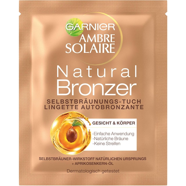 GARNIER Selbstbräunungstuch »Ambre Solaire Natural Gesichtstuch« | BAUR