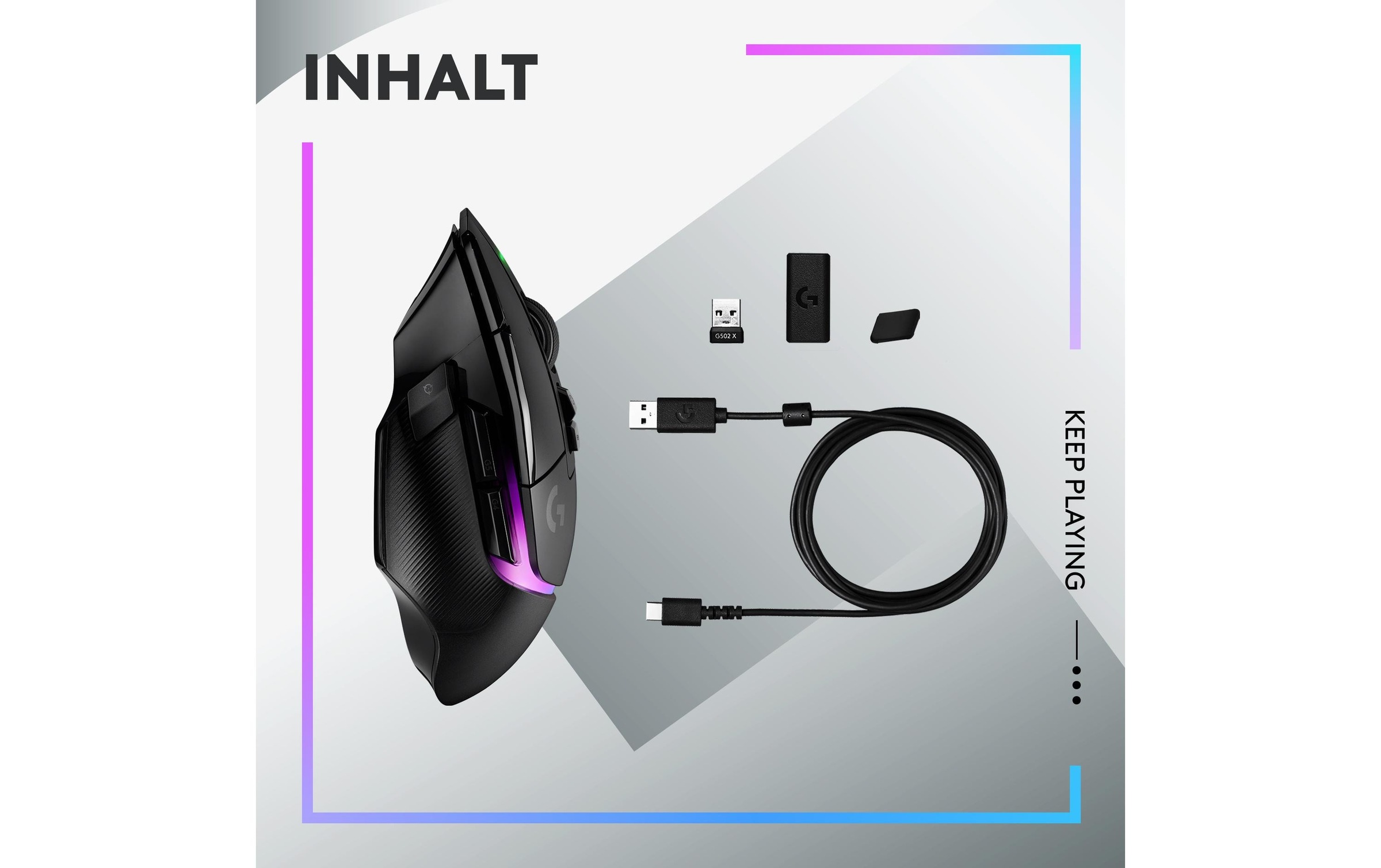 Logitech Gaming-Maus »G502 X Plus black« USB | kabellos