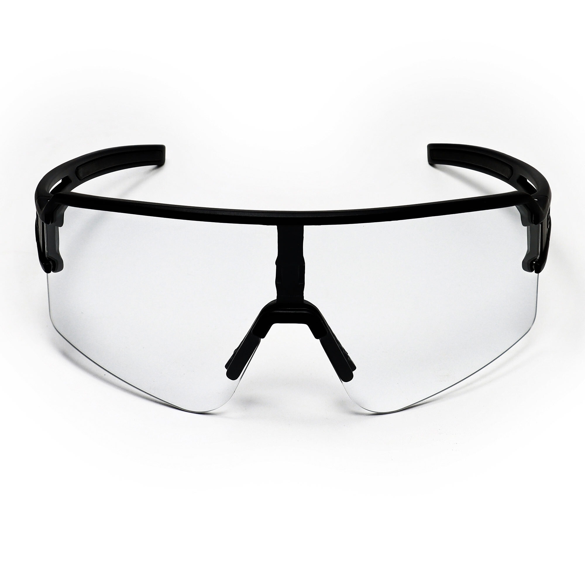 YEAZ Sportbrille »Sport-Sonnenbrille weiß/transparent SUNSPOT«