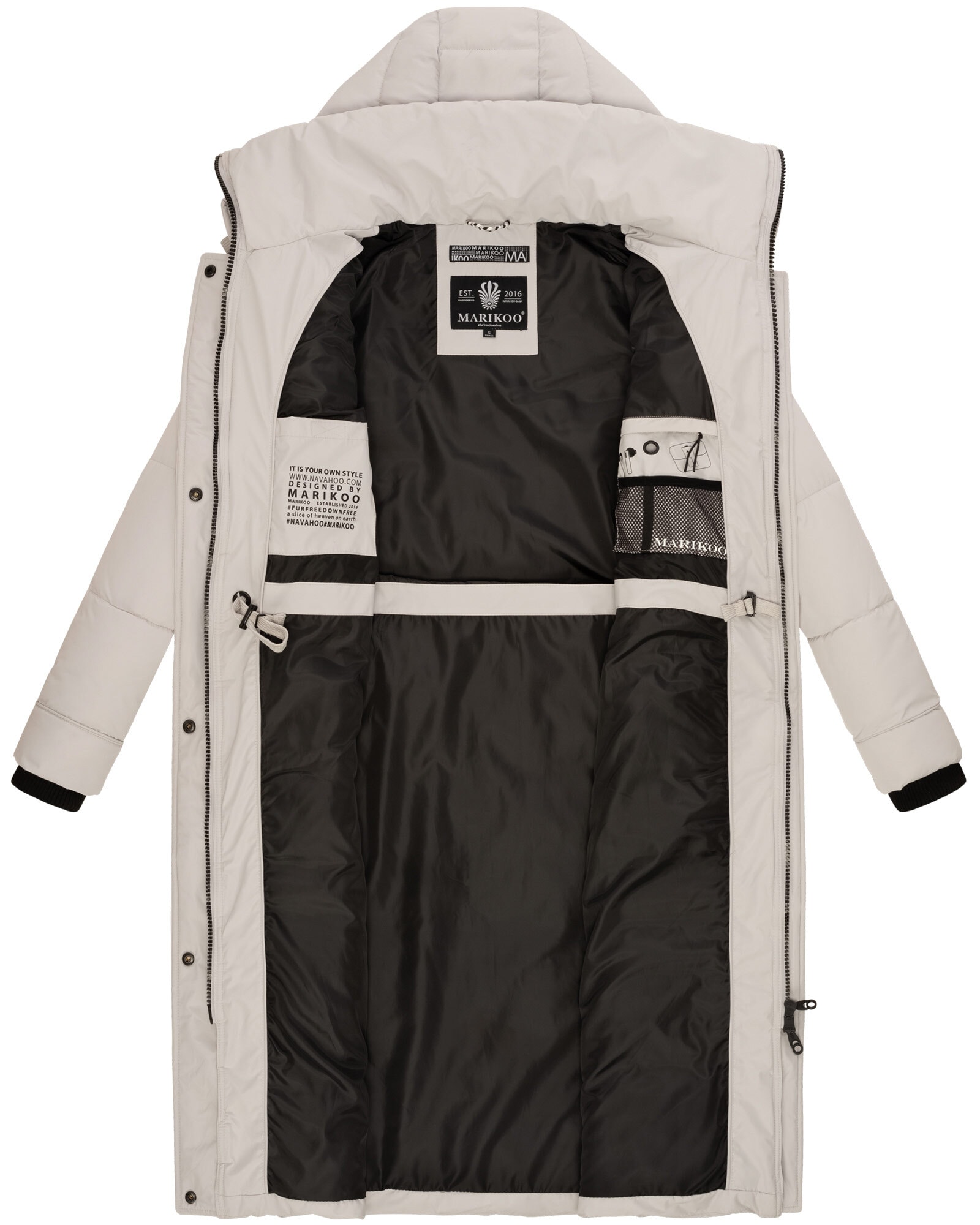 Marikoo Winterjacke »Ayumii«, mit hohem Stehkragen