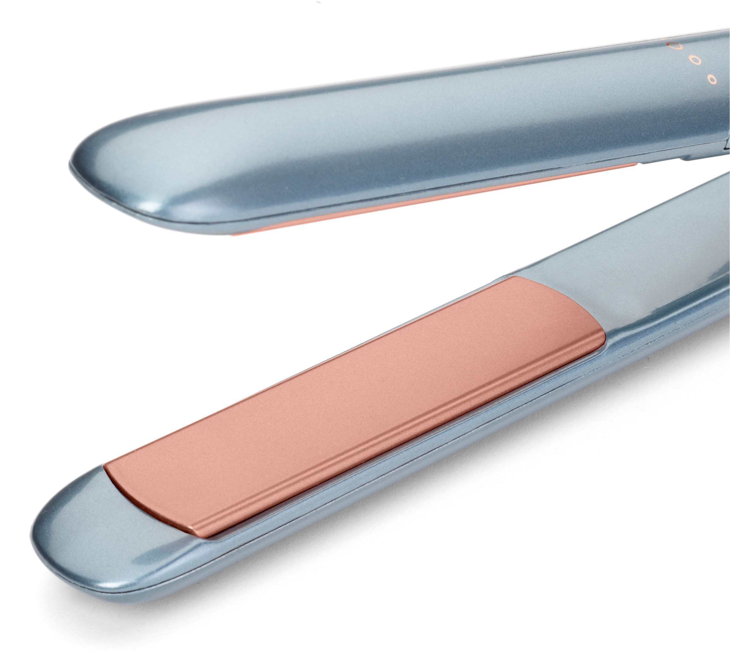 BaByliss Glätteisen »Denim Luxe Glätteisen«, mit ultraglatten Titan-Keramik-Platten für brillanten Glanz