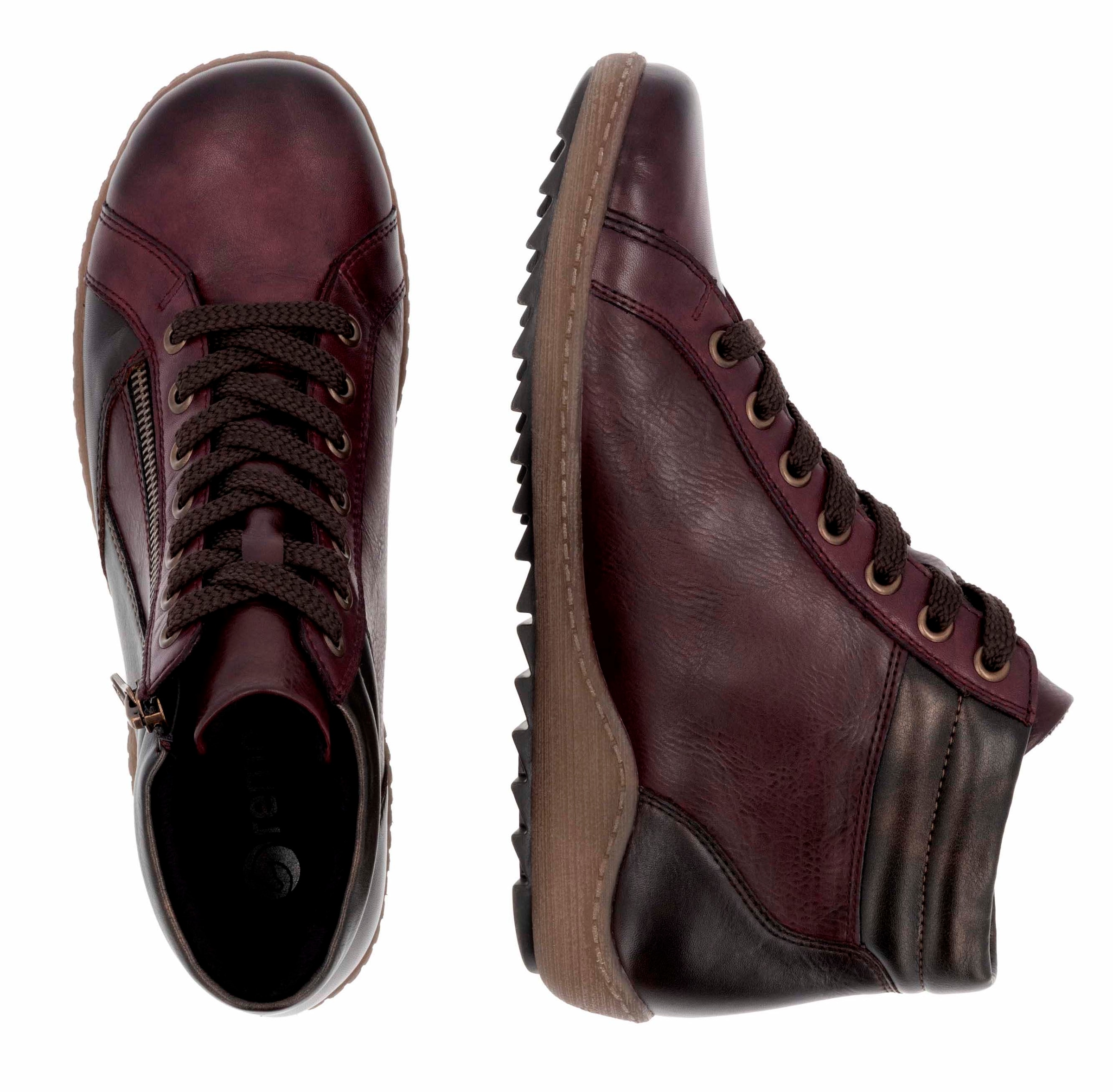 Remonte Schnürboots, Flats, Komfortschuh, Schnürstiefelette mit TEX-Membran