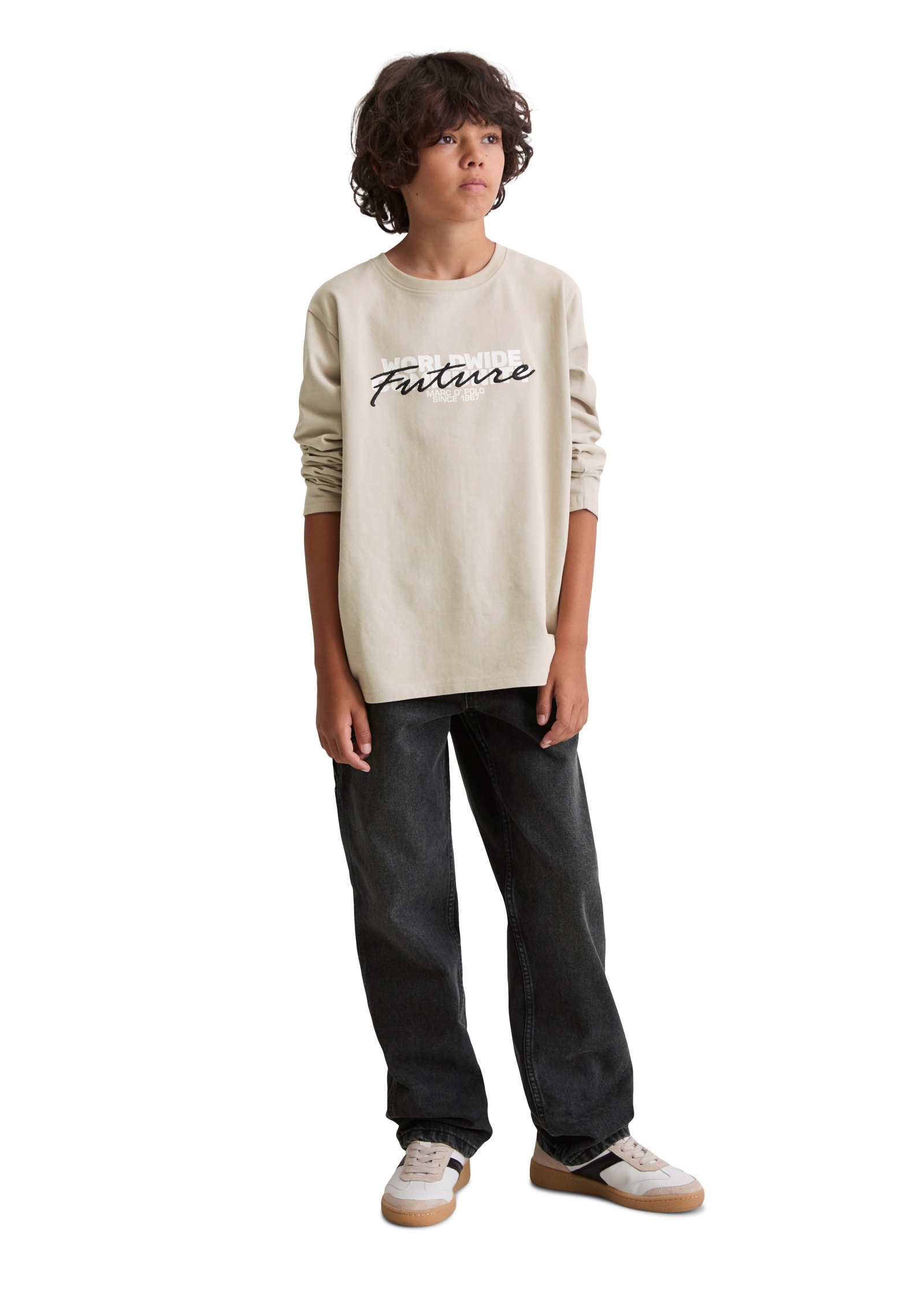 Marc O'Polo Langarmshirt »aus reiner Bio-Baumwolle«
