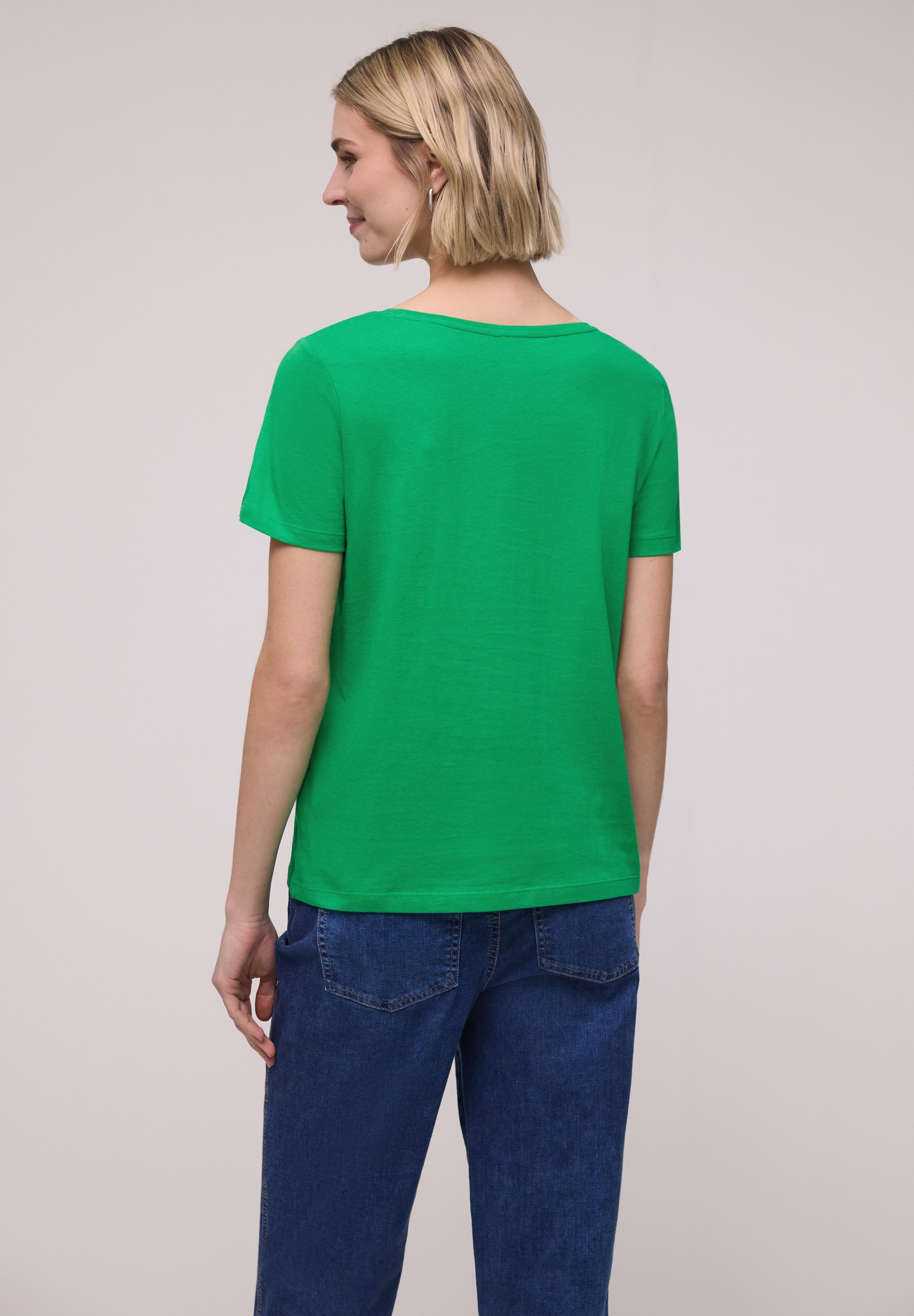STREET ONE T-Shirt aus reiner Baumwolle