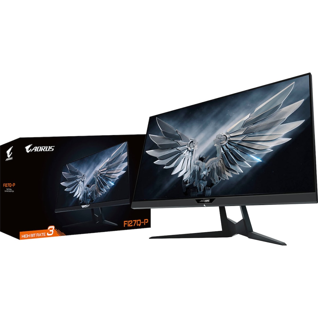 Gigabyte Gaming-Monitor »AORUS FI27Q-P Pivot-Funktion 90°«, 68,5 cm/27 Zoll, 2560 x 1440 px, QHD, 1 ms Reaktionszeit, 165 Hz