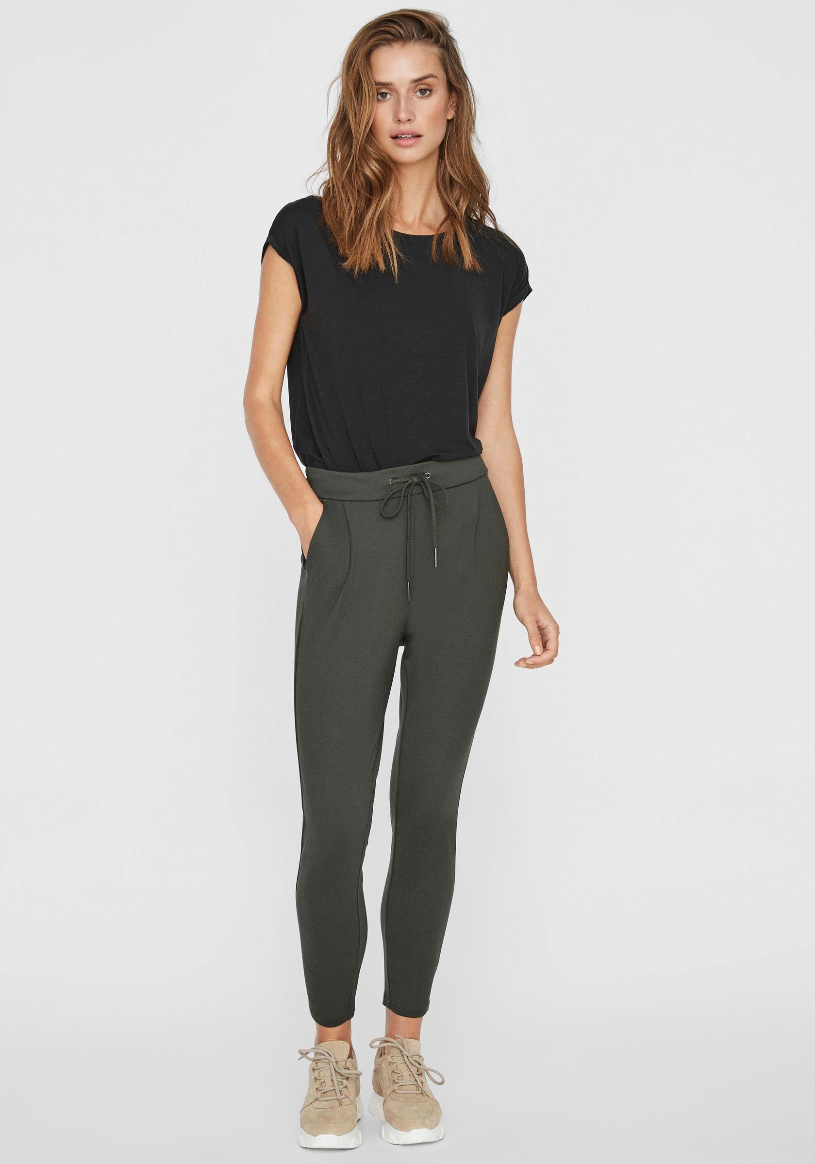 Vero Moda Jogger Pants »VMEVA MR LOOSE STRING PANT GA NOOS«, hinten mit elastischem Bündchen