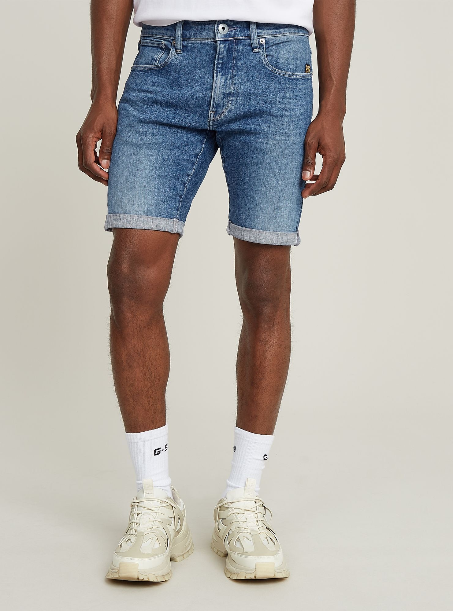 G-STAR Shorts "3301 Slim Denim Shorts" günstig online kaufen