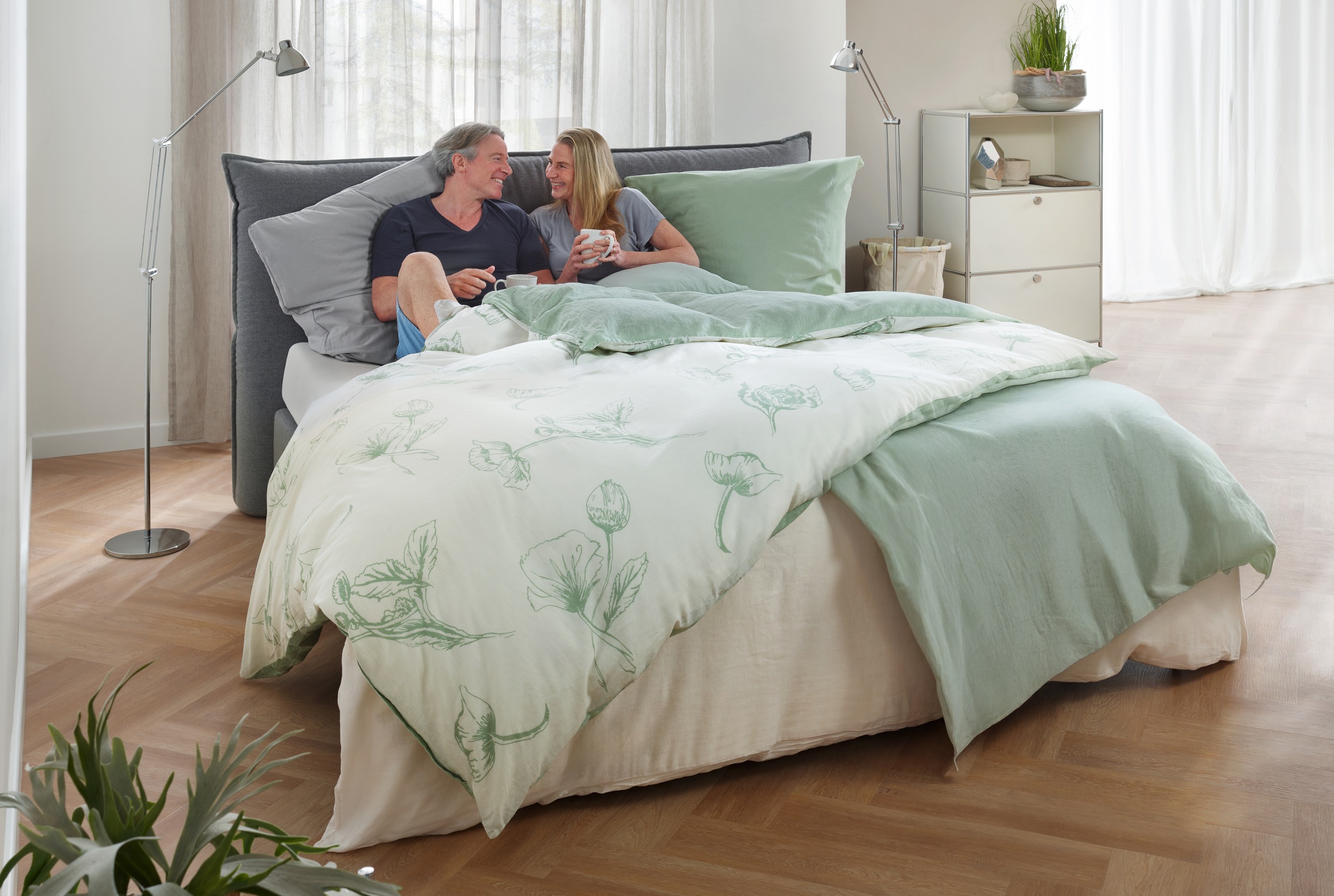 Primera Bettwäsche »Halbleinen-Bettwäsche« 2 tlg. Uni