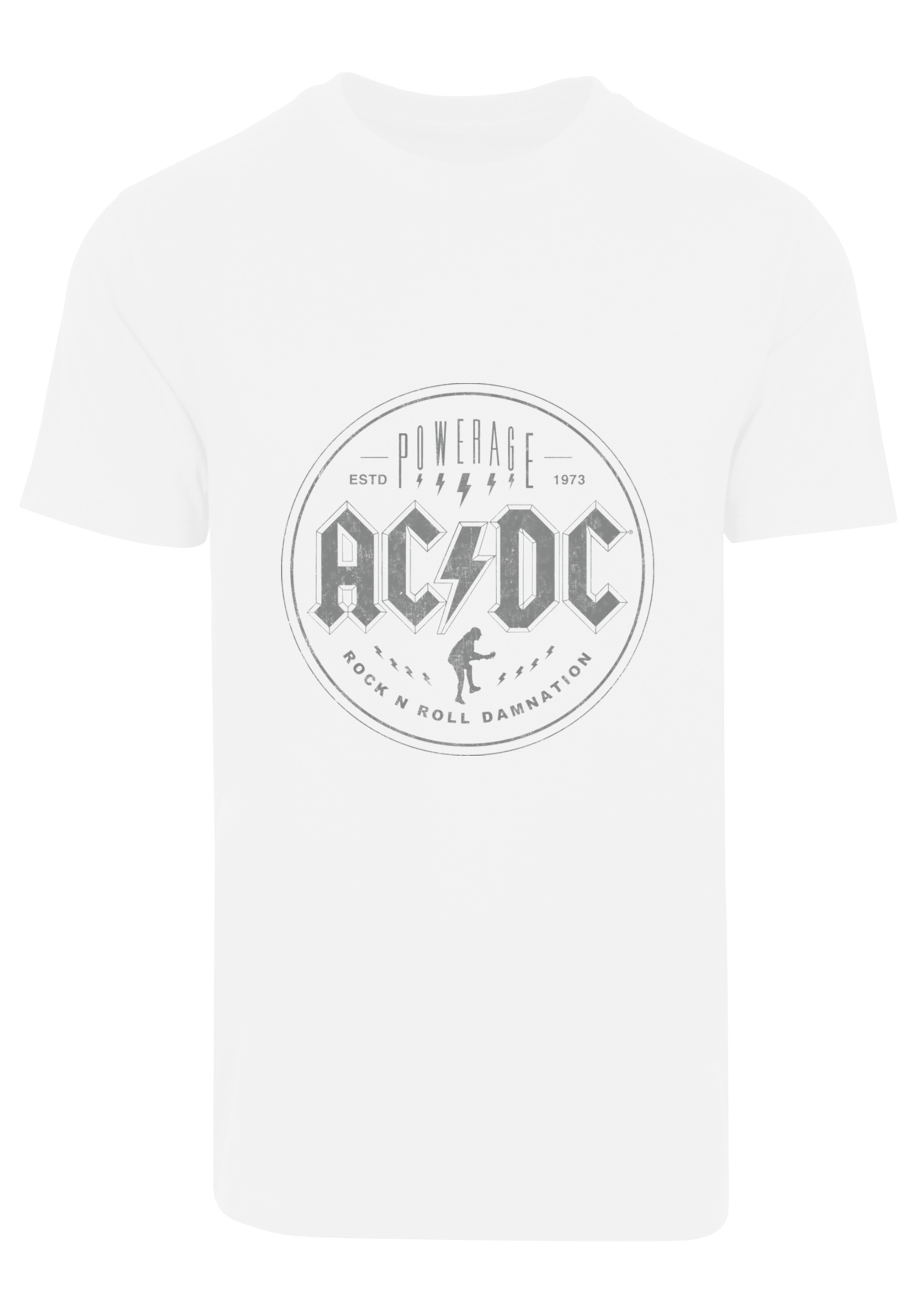 F4NT4STIC T-Shirt »ACDC Rock N Roll Damnation für Kinder & Herren«, Print