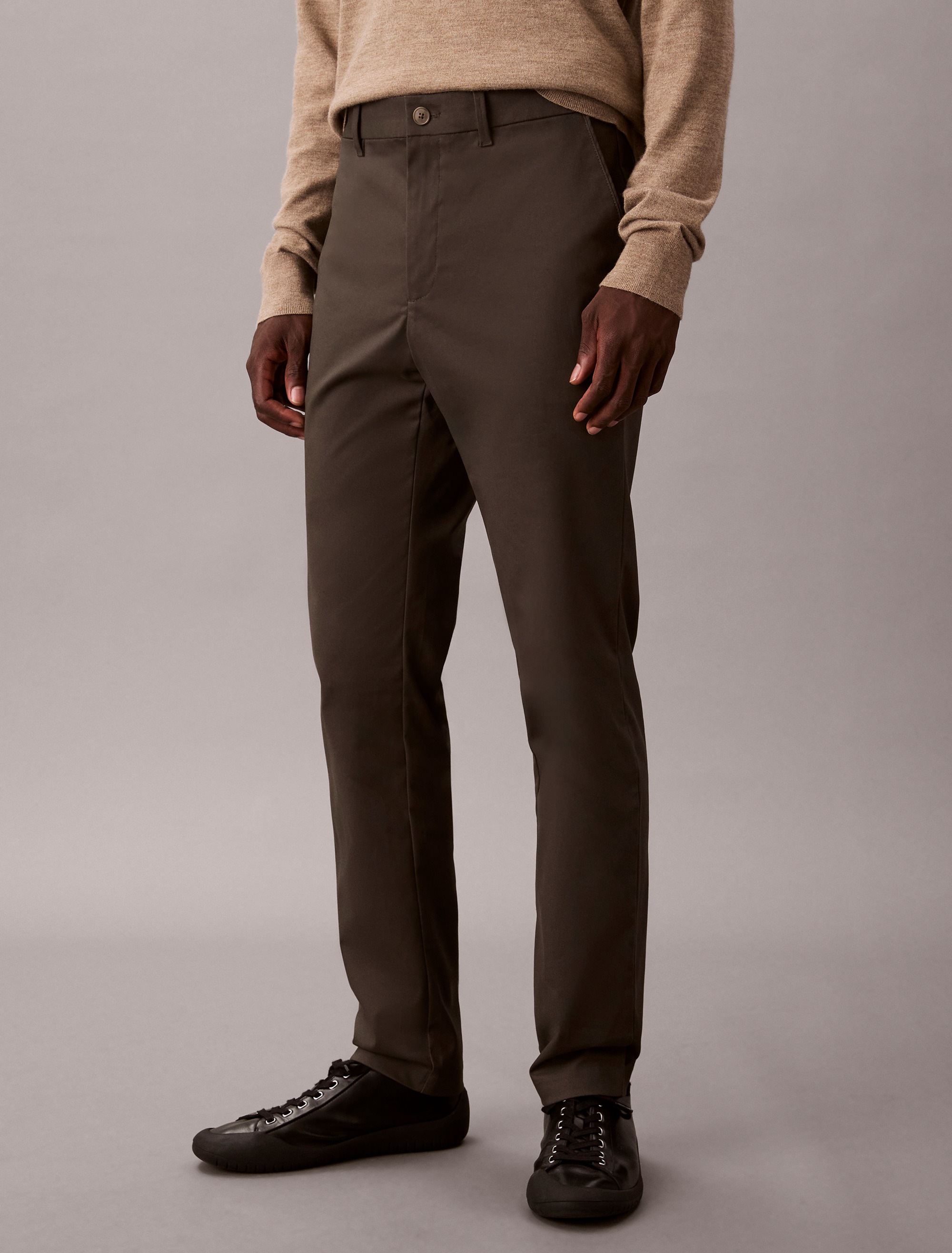 Calvin Klein Chinohose "SLIM SATEEN CHINO TROUSER", slim fit günstig online kaufen