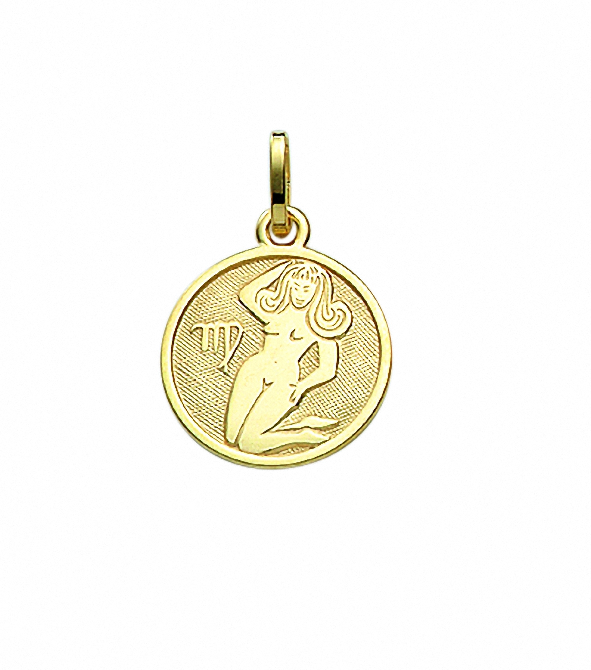 Adelia´s Kette mit Anhänger »333 Gold Sternzeichen Anhänger Jungfrau Ø 11,8  mm«, Schmuckset - Set mit Halskette | BAUR