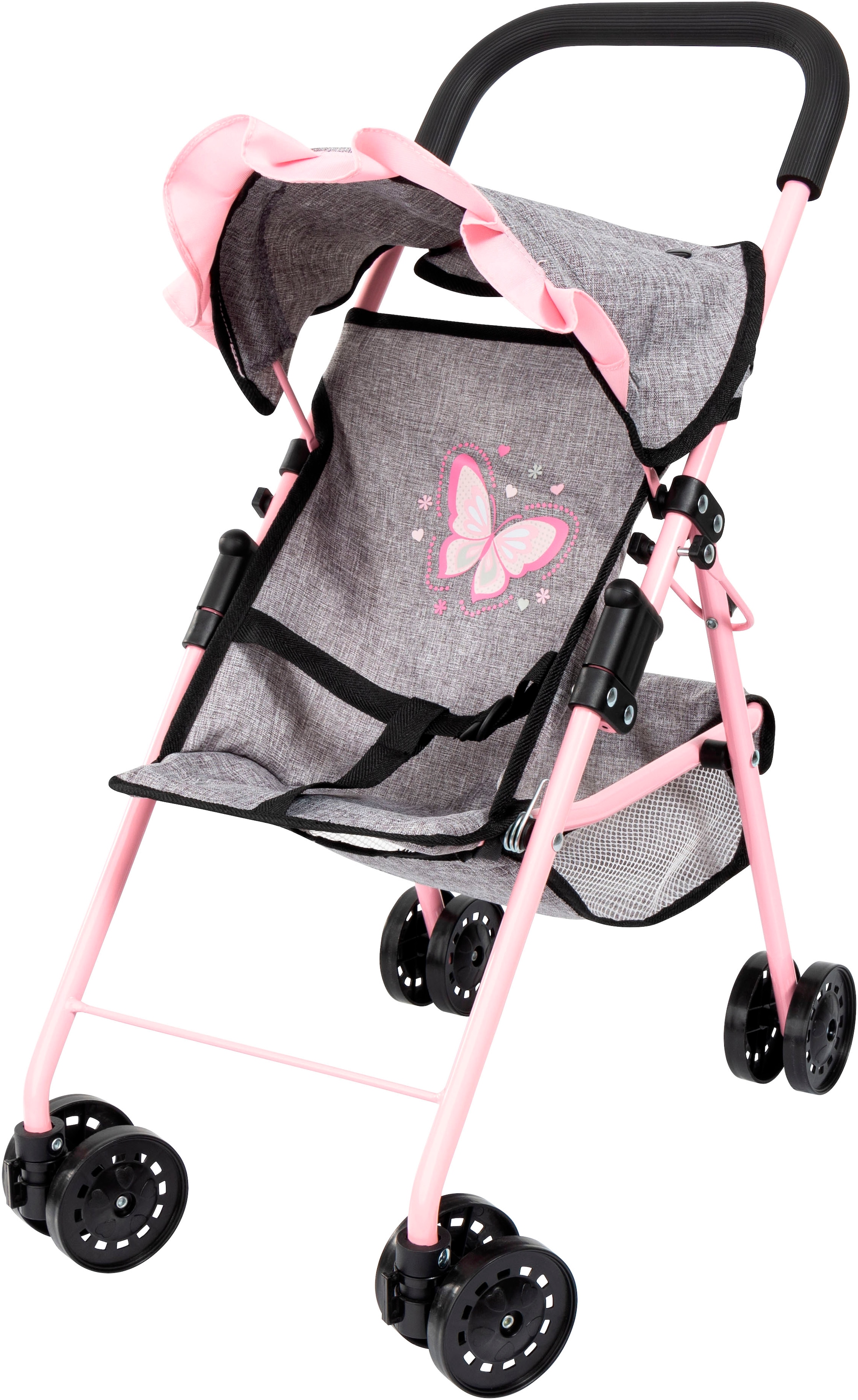 Bayer Puppenbuggy, mit Tasche