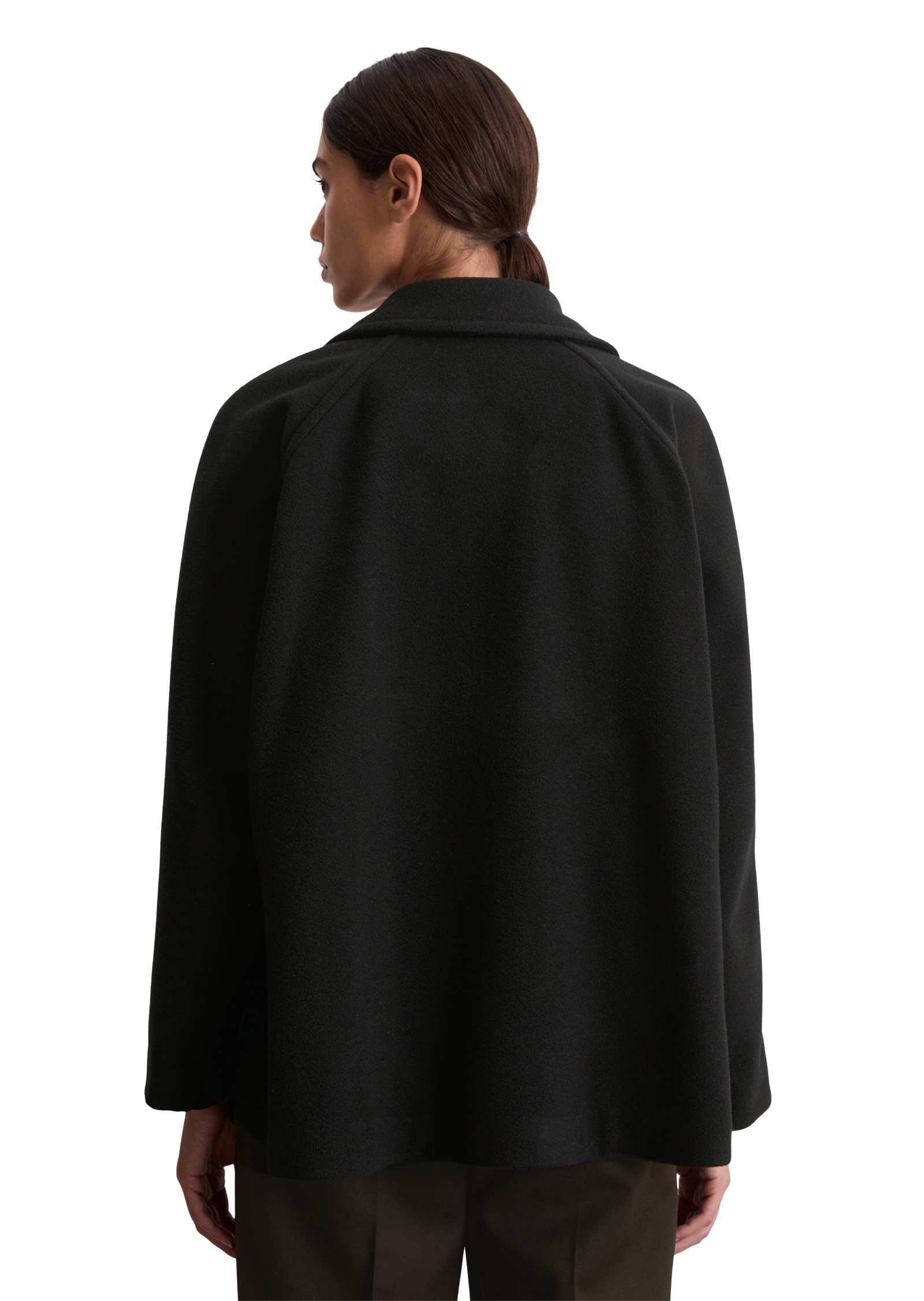 Marc O'Polo Outdoorjacke »aus Wolle-Mix«, ohne Kapuze