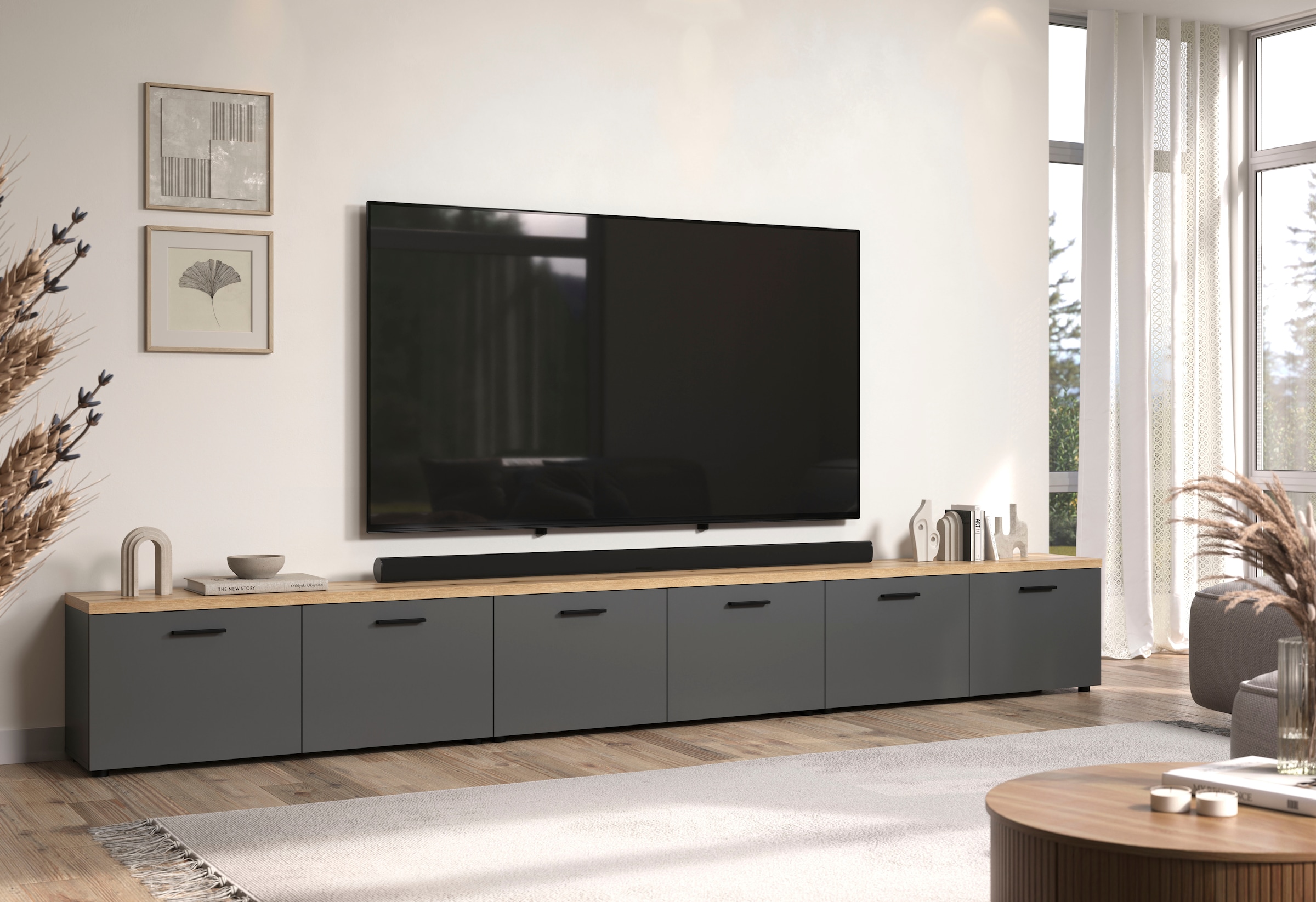 Home affaire TV-Wand »Bajo« 3 Stk. tlg.