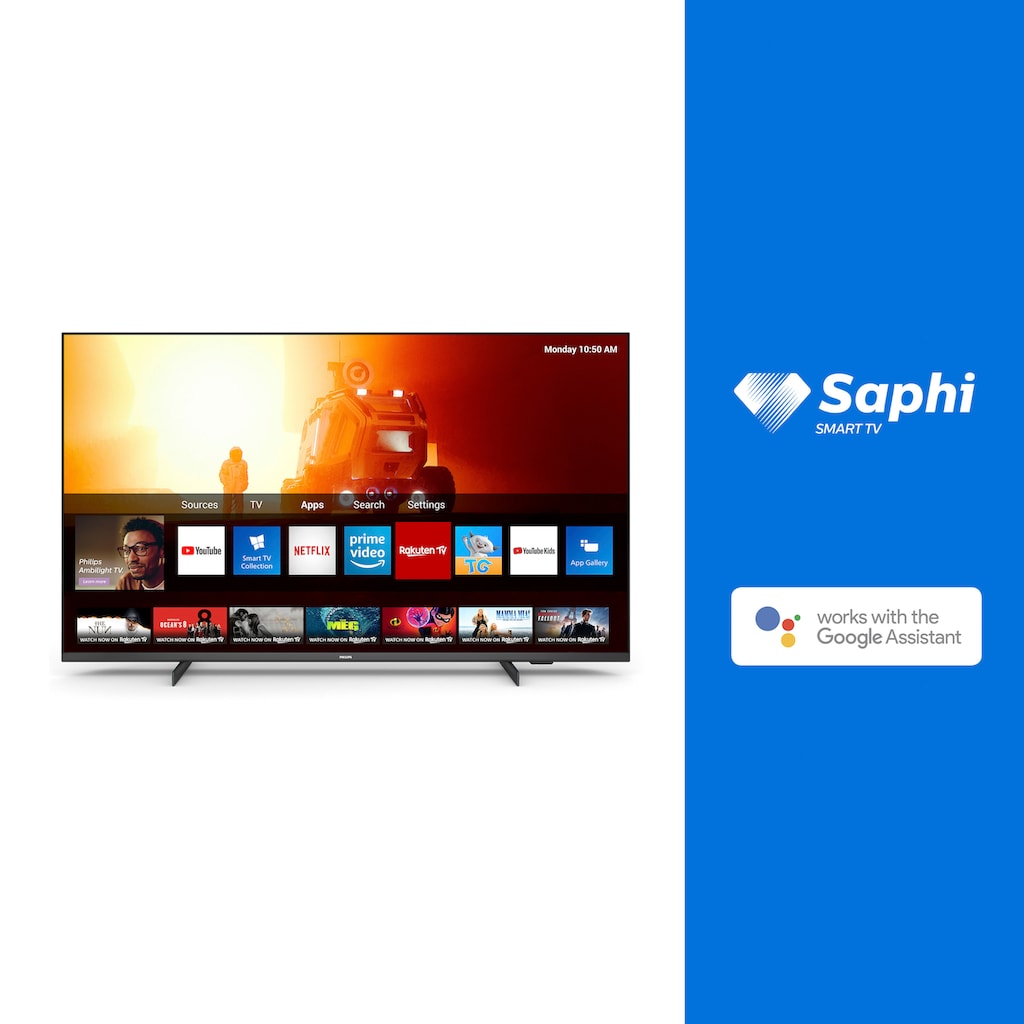 Philips LED-Fernseher »50PUS7506/12«, 126 cm/50 Zoll, 4K Ultra HD, Smart-TV