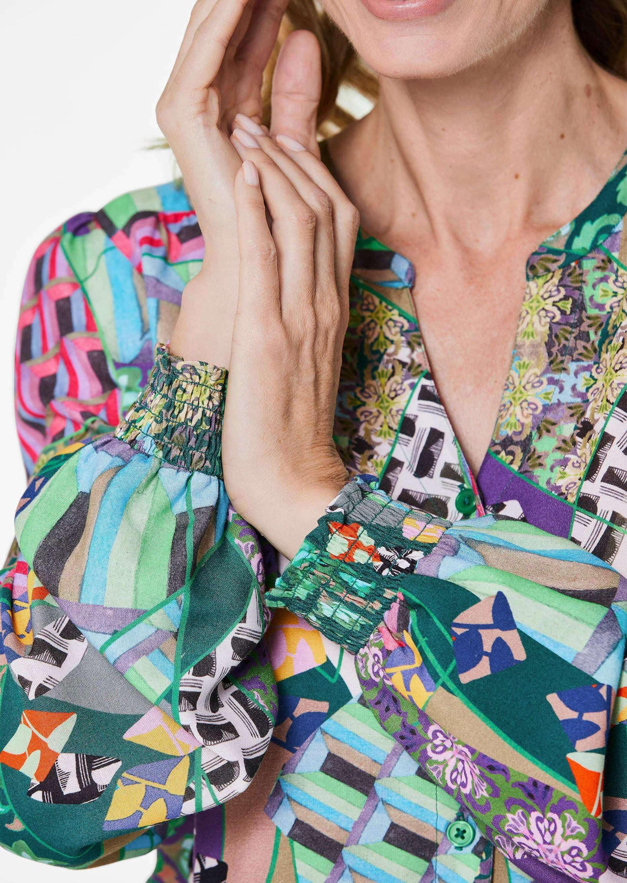 GOLDNER Klassische Bluse »Druckbluse Druckbluse«