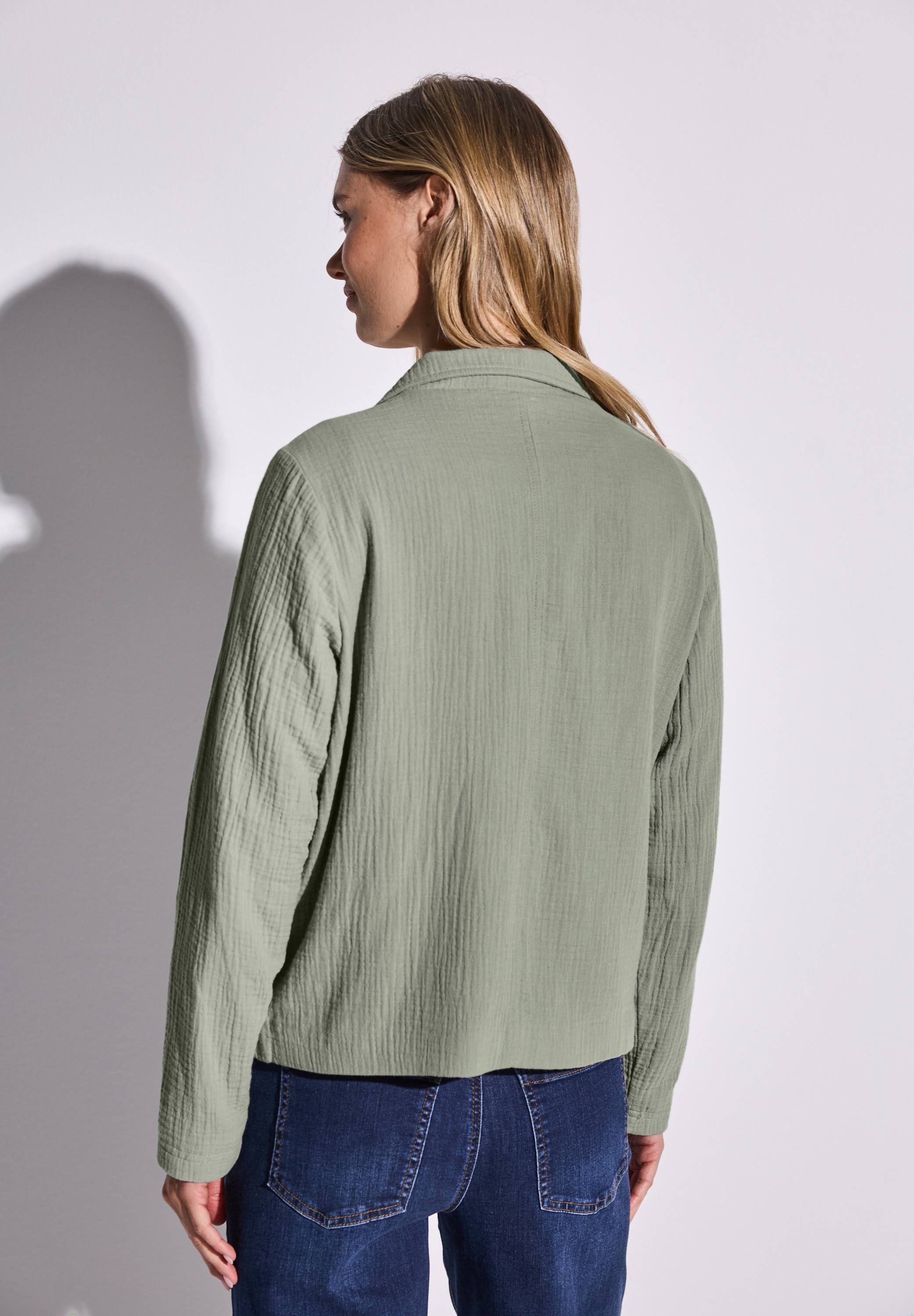 STREET ONE Kurzjacke, ohne Kapuze, mit Knopfleiste