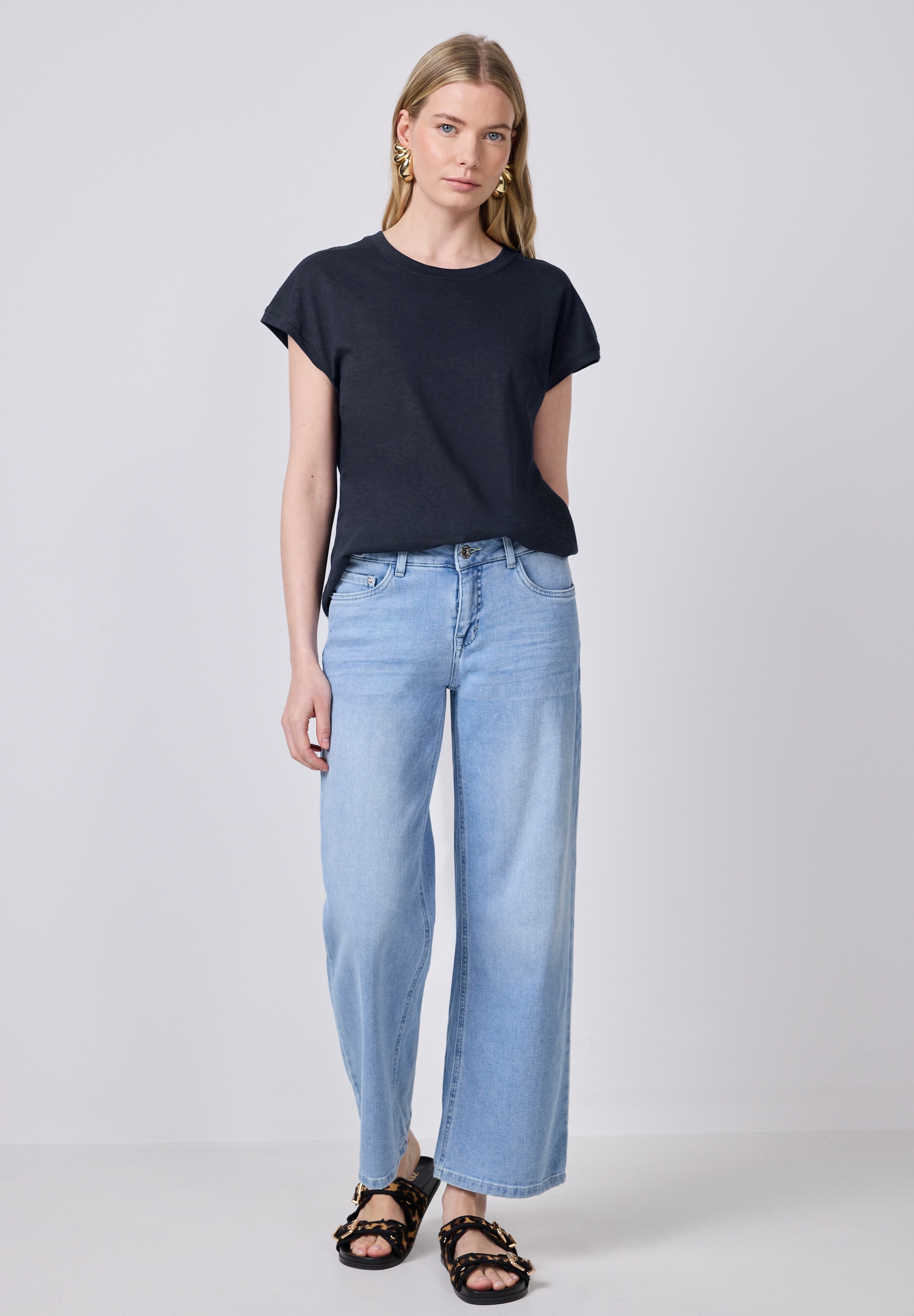 STREET ONE STUDIO T-Shirt, im soften Baumwoll-Mix