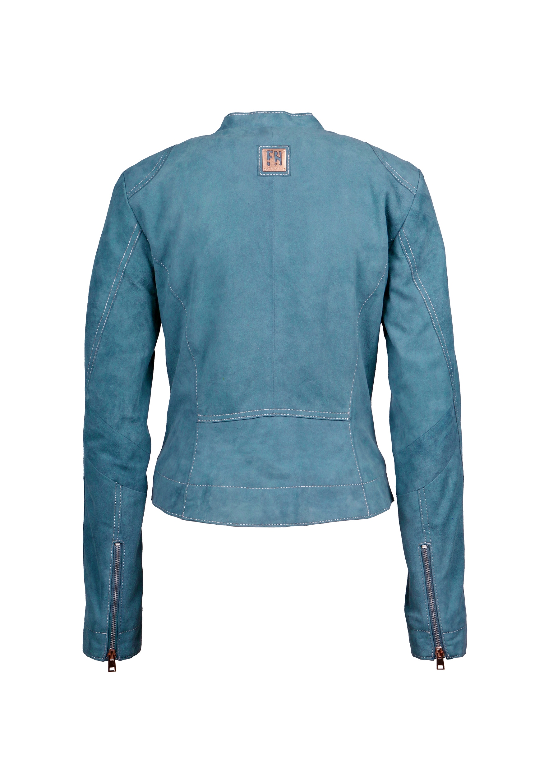 Freaky Nation Lederjacke »Desert Blue-FN«