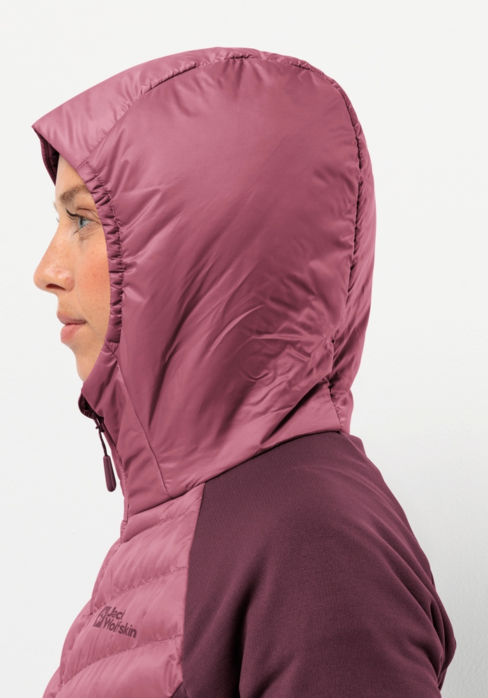 Jack Wolfskin Hybridjacke »ROUTEBURN PRO HYBRID W«, mit Kapuze