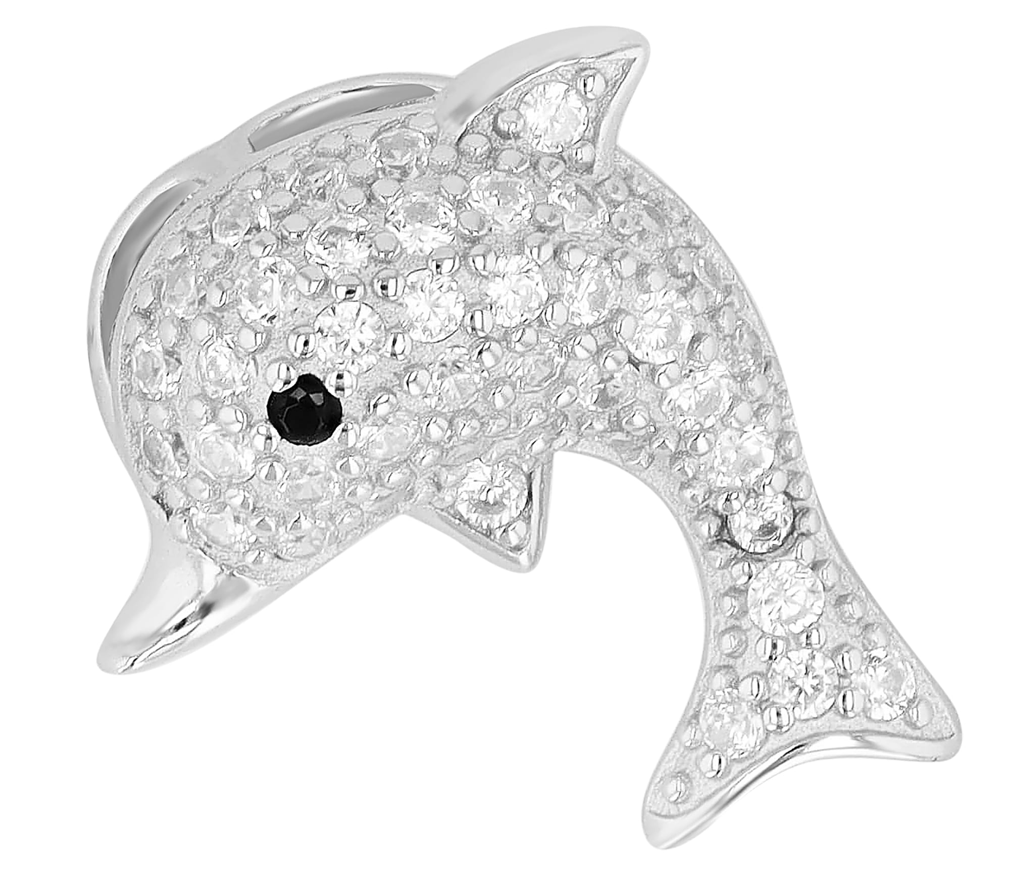 Adelia´s Kettenanhänger »Anhänger – Delfin Anhänger aus 925 Silber mit Zirkonia«  Ideal zum Verschenken – schlicht und stilvoll