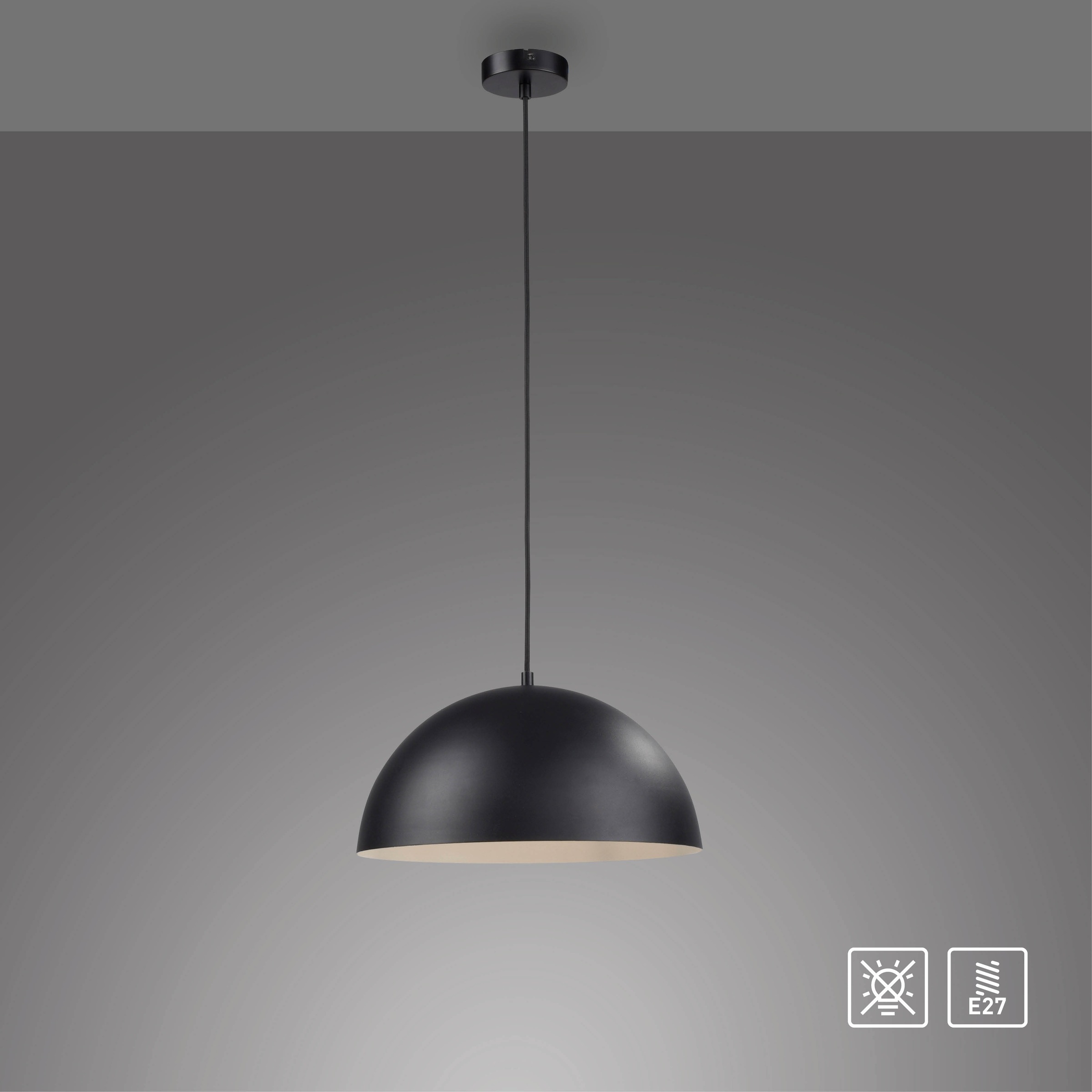 SCHÖNER WOHNEN-Kollektion LED Pendelleuchte »ALI« E27 1 Stk. SCHÖNER WOHNEN Kollektion, Downlight