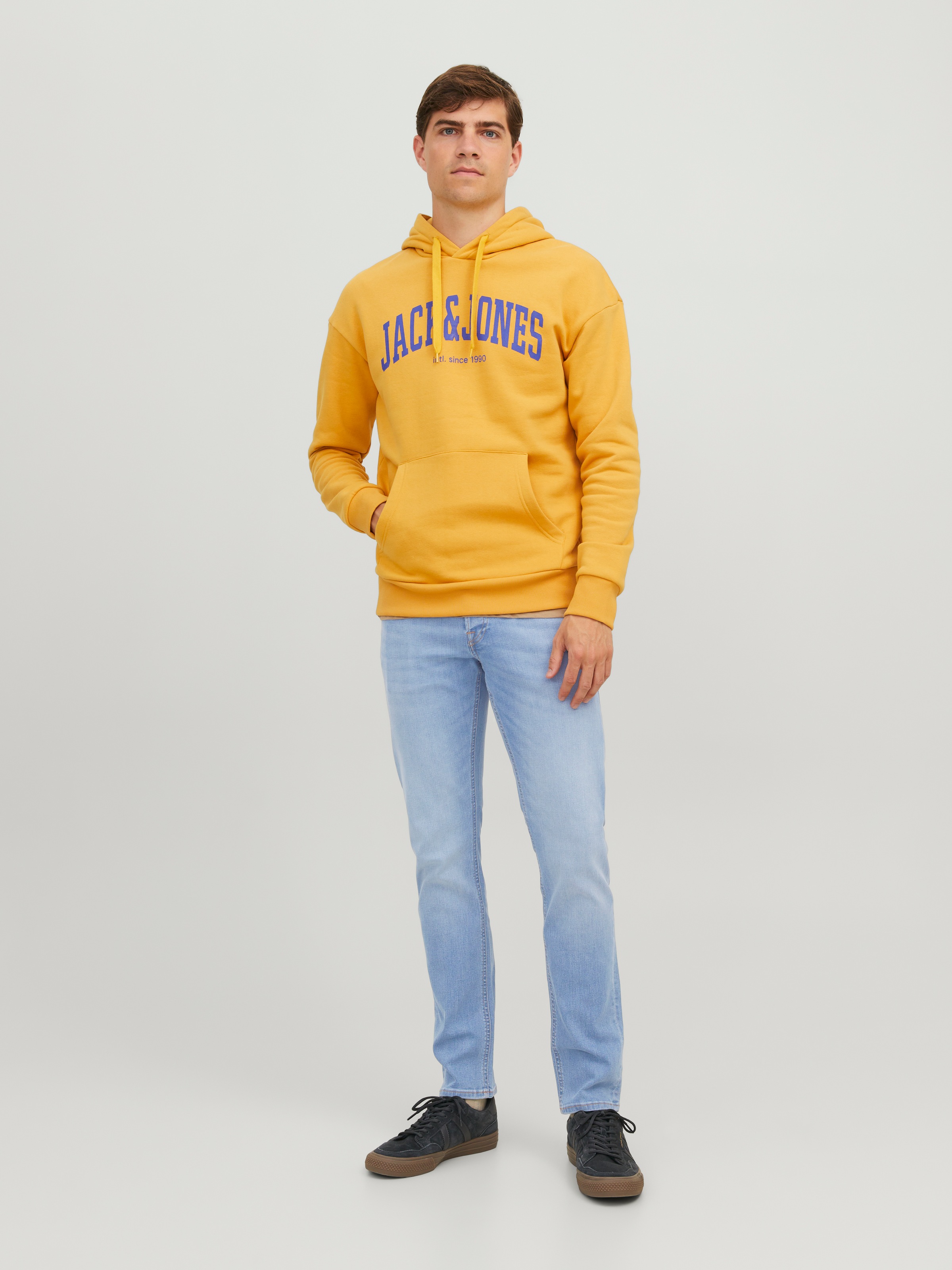 Jack & Jones »JJIGLENN mit Used-Look und Stretchkomfort« Abriebeffekte, modisch, slim fit, Baumwollmischung