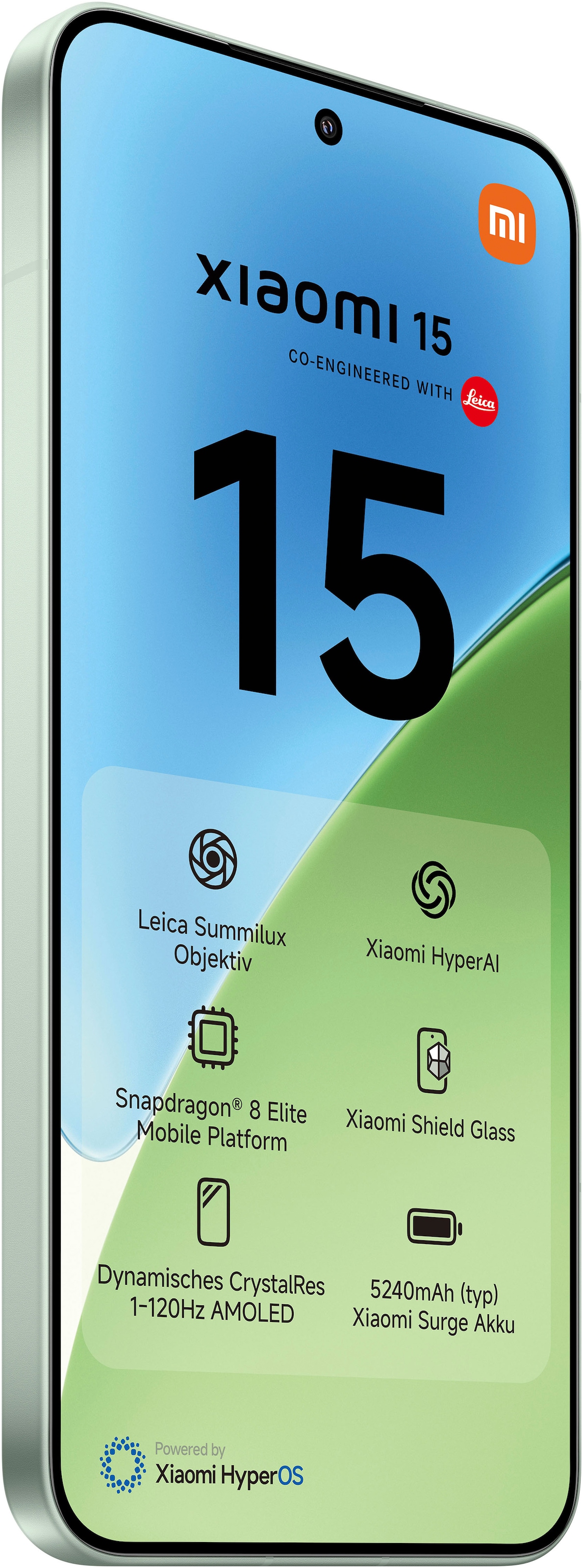 Xiaomi Smartphone »15 12+512GB«, Grün