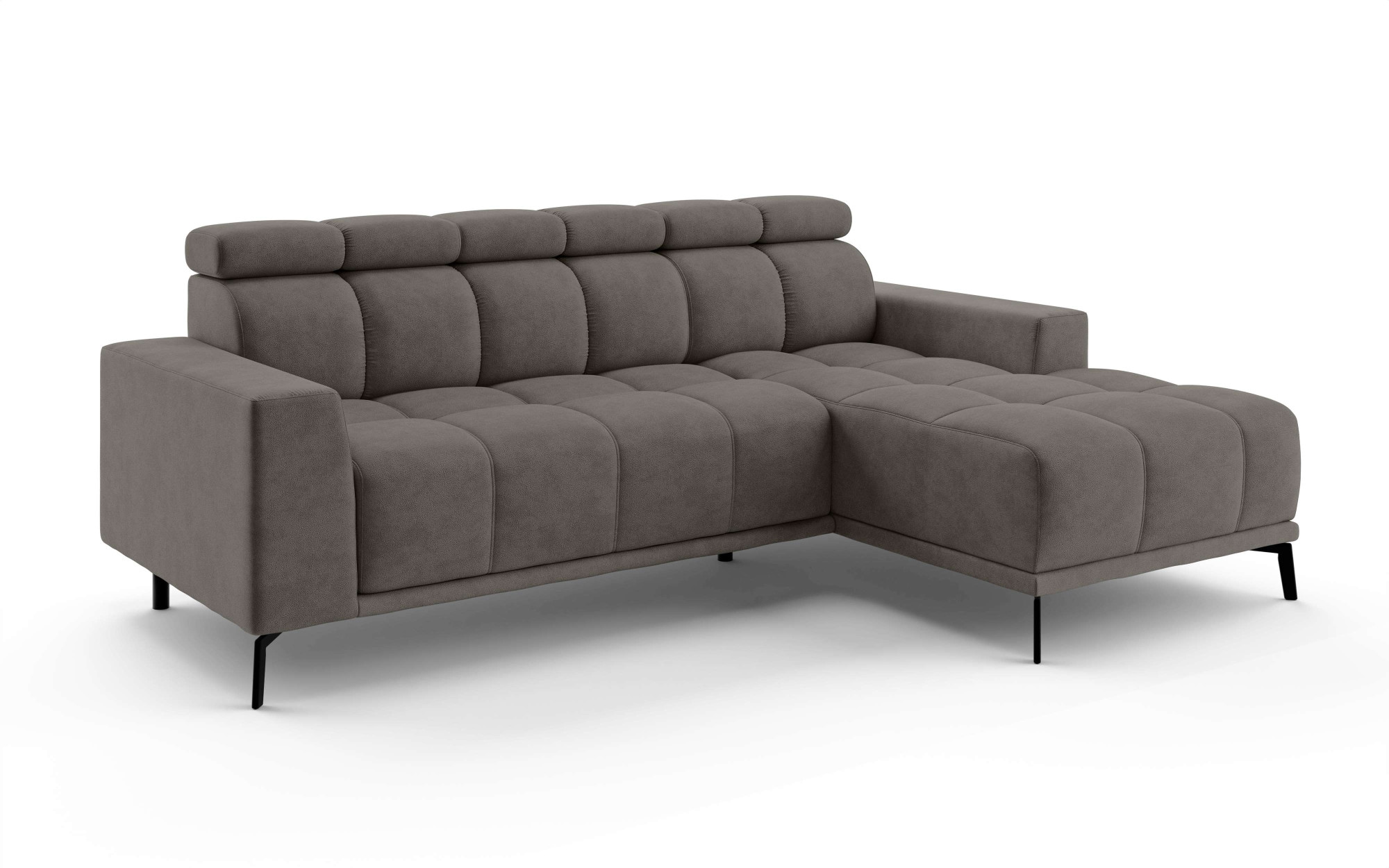INOSIGN Ecksofa »CAZIE, Designsofa, L-Form, trendige Bubble-Optik,«, L-Form mit Wellenunterfederung, Recamiere rechts/links bestellbar