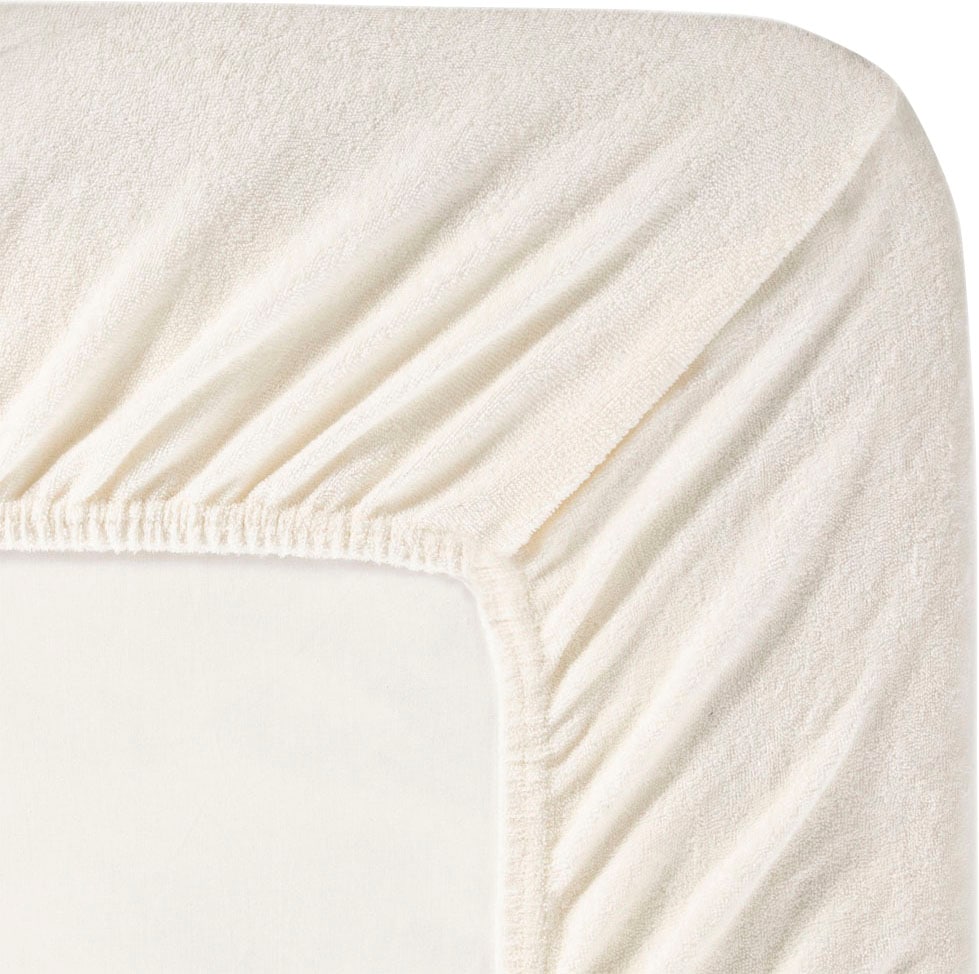 Cinderella Spannbettlaken »Uni Frottier Topper«, für Topper geeignet
