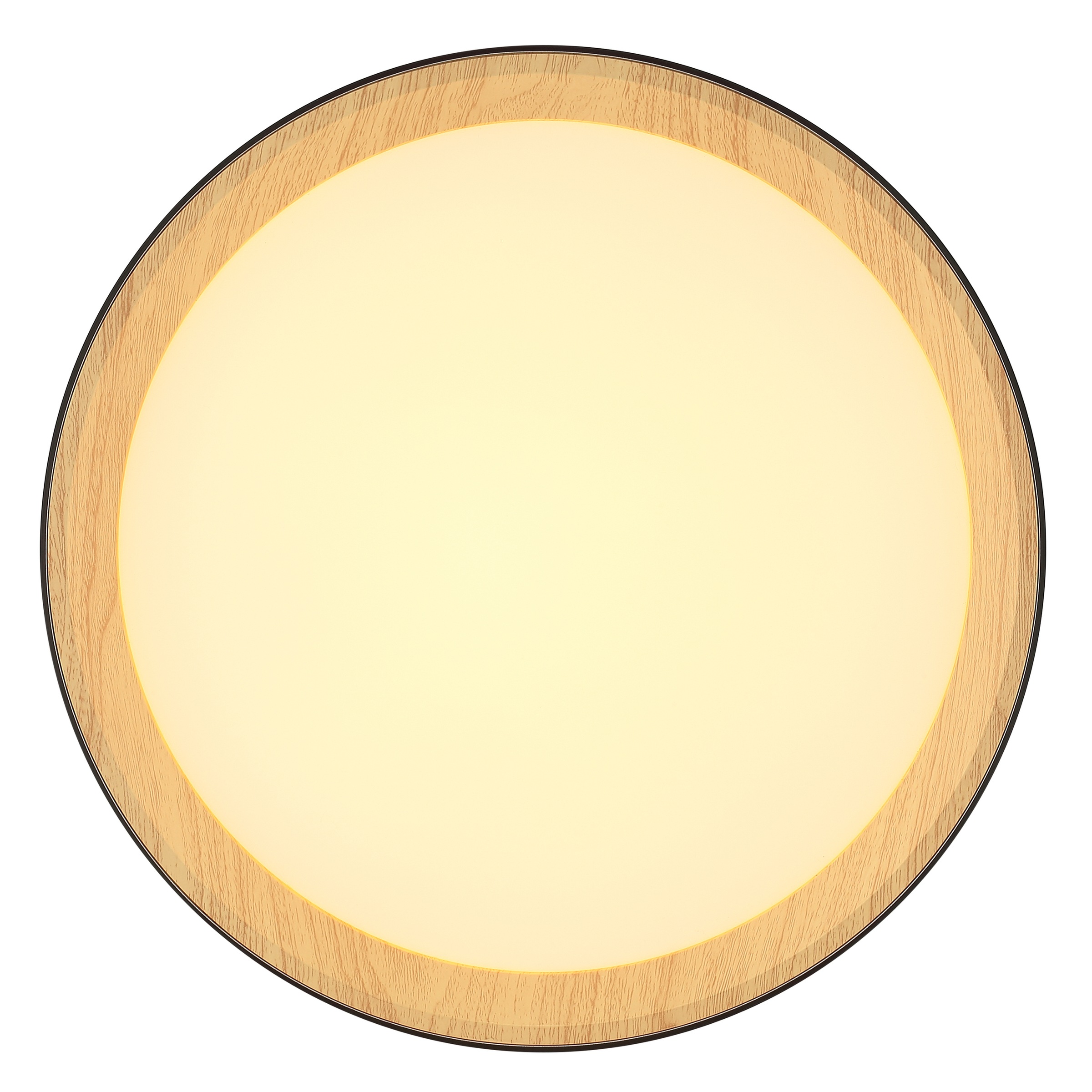 Brilliant LED Deckenleuchte »Larios« LED-Modul 1 Stk. warmweiß - kaltweiß Ø 39 cm, 2100lm, 3000-6500K, dimmbar, braun/schwarz