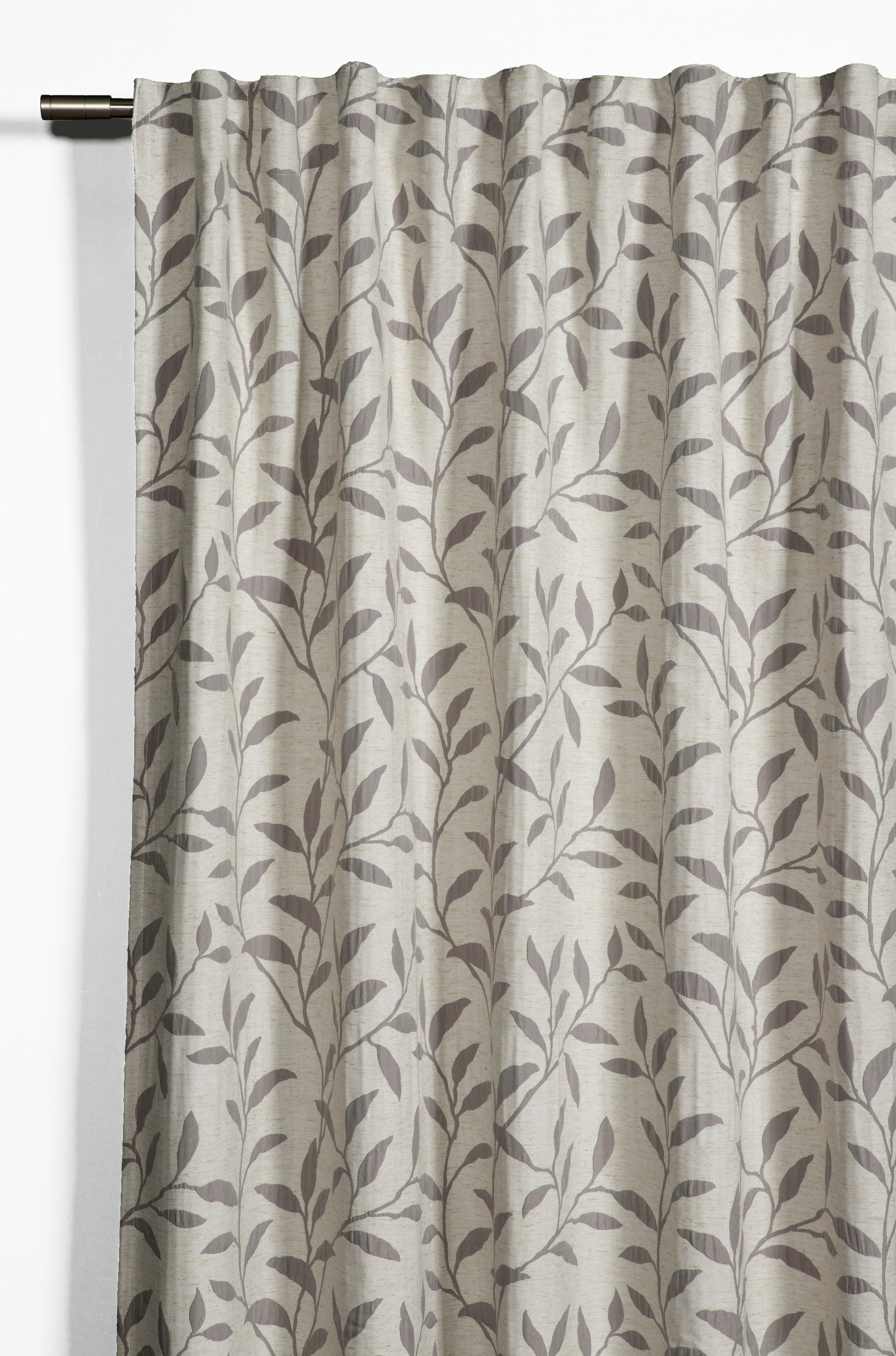 Sehlbach Gardine "Schal Jacquard Ranke" Schlaufen 1 Stk. tlg. mit Gardinenb günstig online kaufen