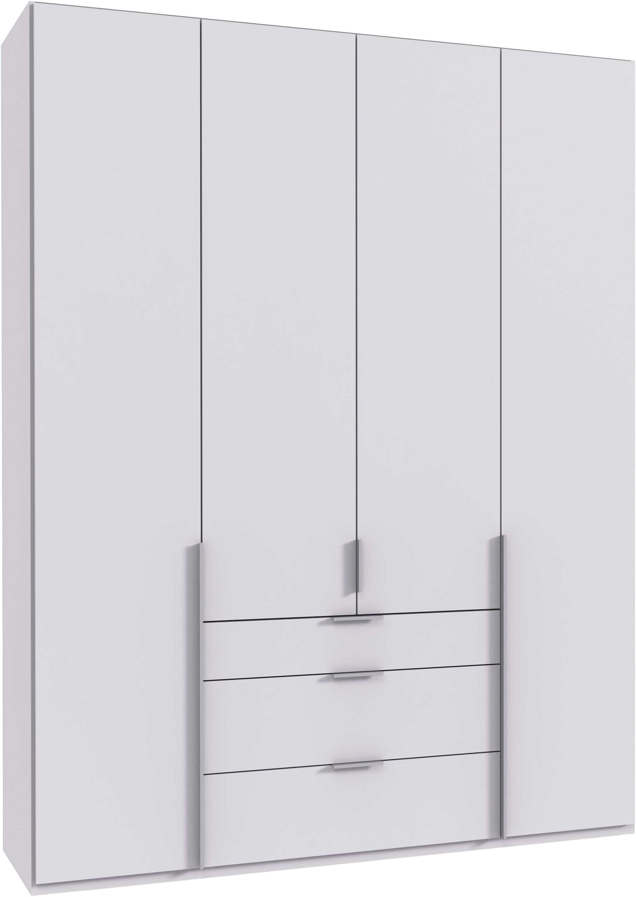 Wimex Drehtürenschrank "Mugano" mit langen oder kurzen Griffen aus Metall, günstig online kaufen